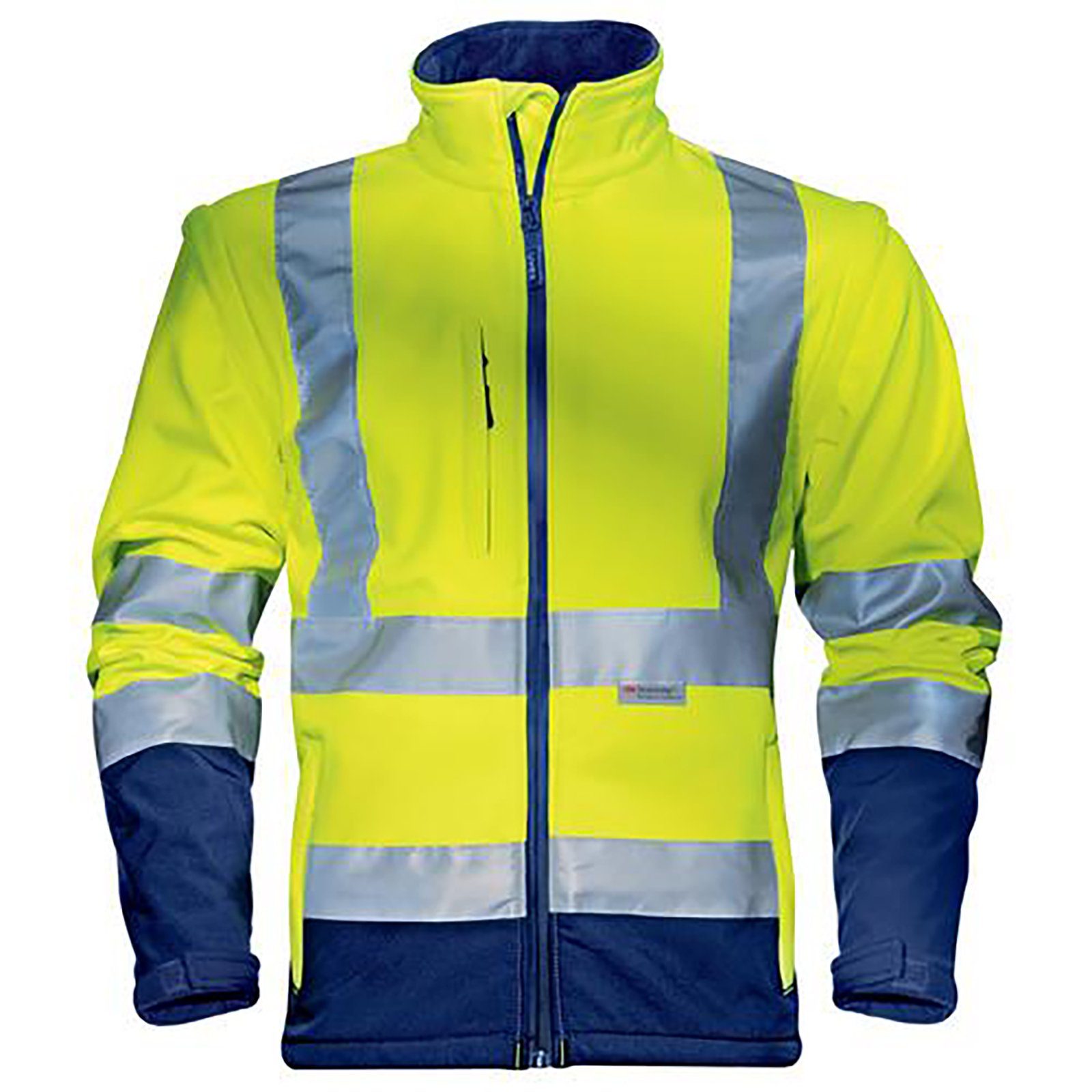 Arbeitsjacke Softshelljacke protection flash gelb, warngelb
