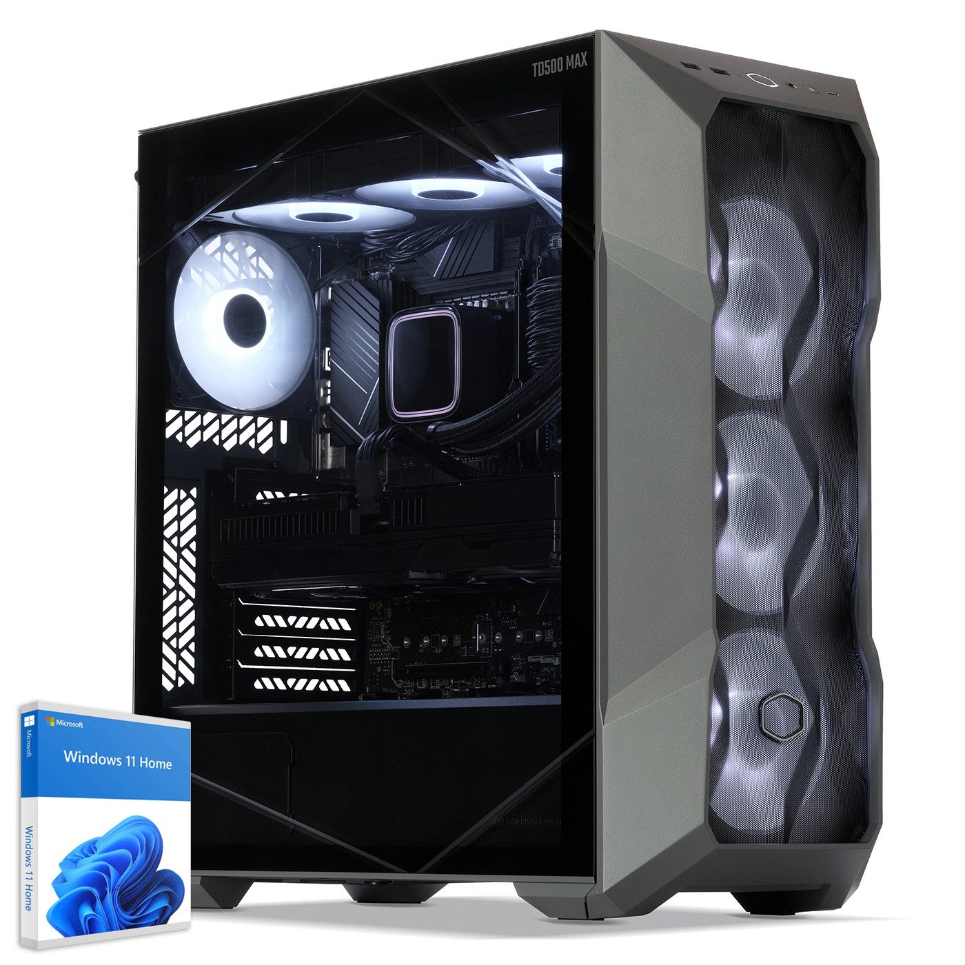 Sedatech UCCG735I2I1HF - Watercooling Gaming-PC (Intel Intel Core Ultra 5 Intel Core Ultra 5 245KF 14x 3.6GHz (max 5.2GHz), Geforce RTX5070Ti 16GB, 32 GB RAM, 2000 GB SSD, Watercooling, WiFi 7)