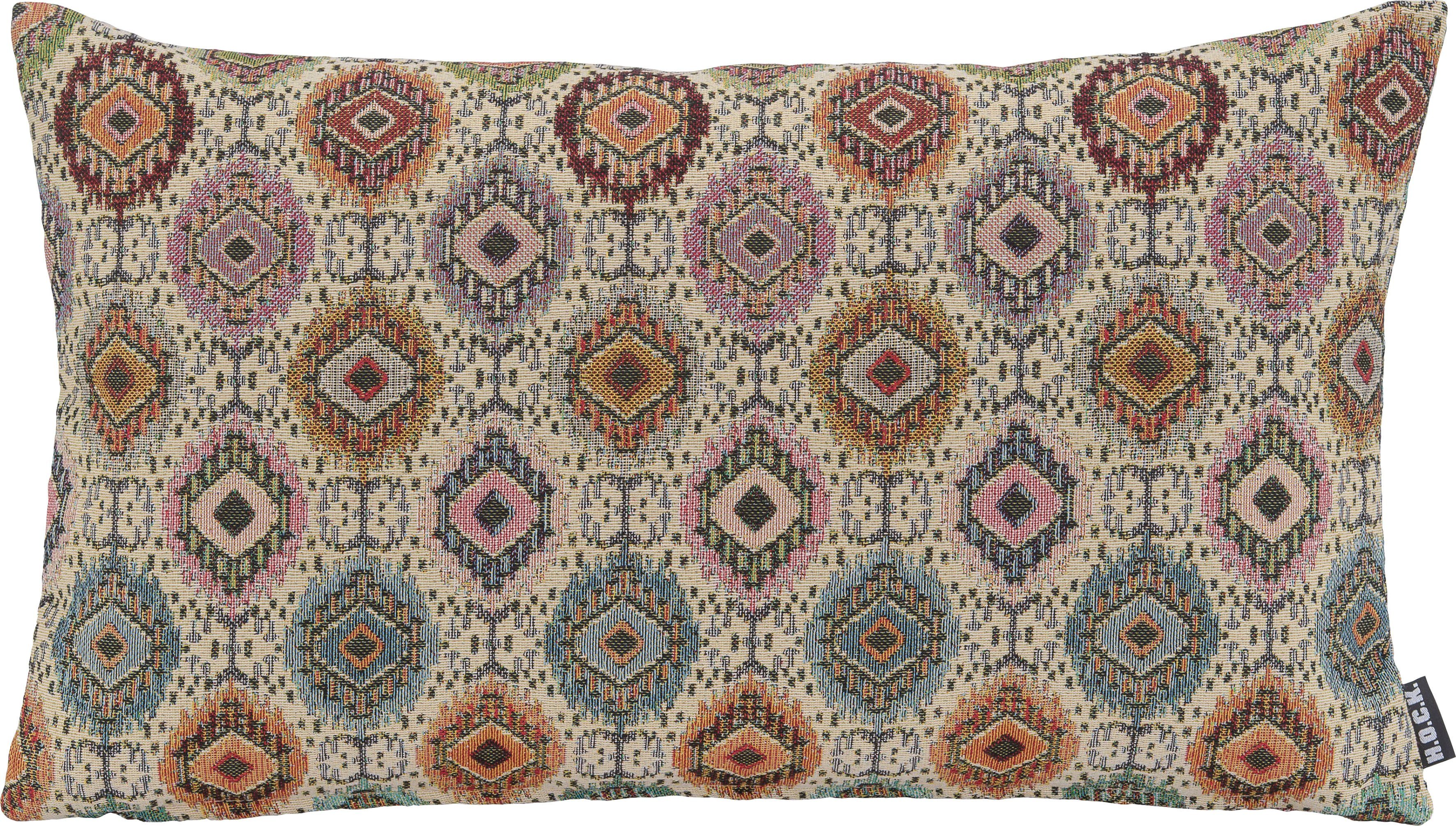 H.O.C.K. Dekokissen Kira, Kissenhülle mit Füllung, 1 Stück, mit Ikat-Muster im Boho-Style. € 24,99