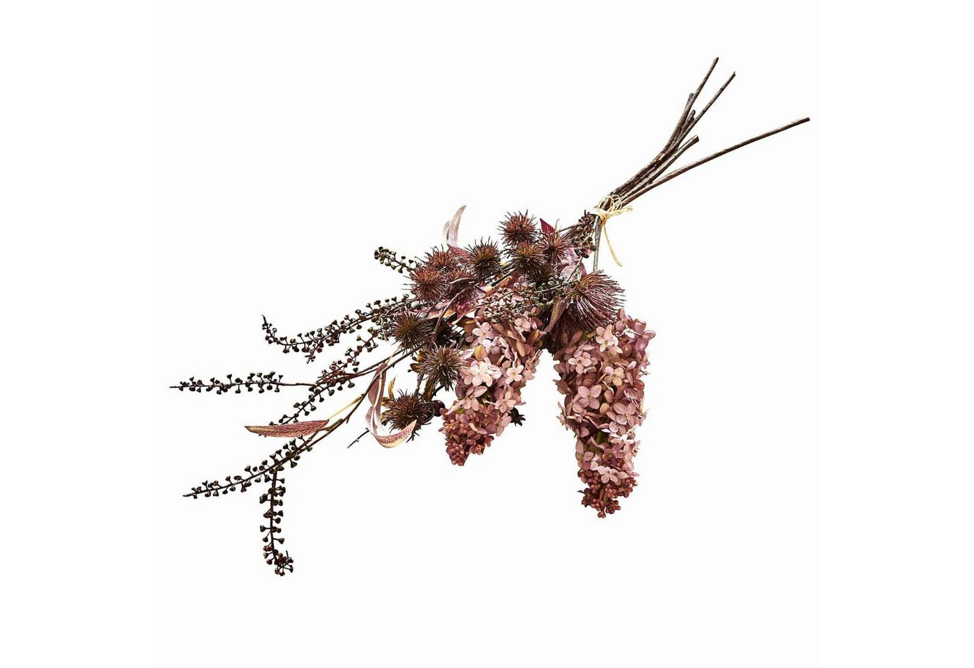 Kunstblume Deko-Blumenstrauß Frinalor altrosa/grün, Mirabeau, Höhe 108.0 cm