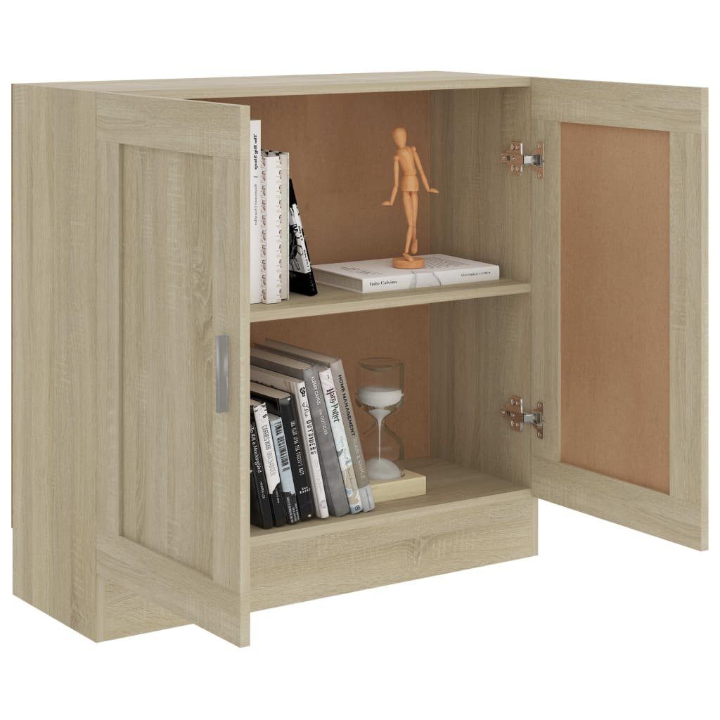 furnicato Bücherschrank Bücherregal 82,5x30,5x80 cm Holzwerkstoff Sonoma-Eiche