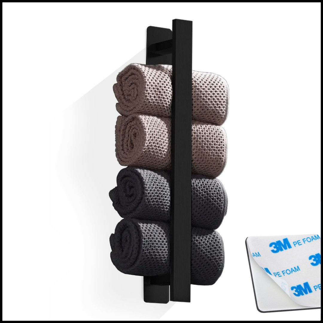 LIVINA HOME Handtuchhalter ohne Bohren 40cm Edelstahl, Gästehandtuchhalteru günstig online kaufen