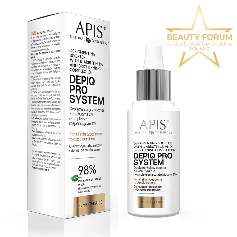 Apis Natural Cosmetics Уход за лицом APIS DEPIQ PRO SYSTEM, Booster 1 % und Aufhellungskomplex 1 %