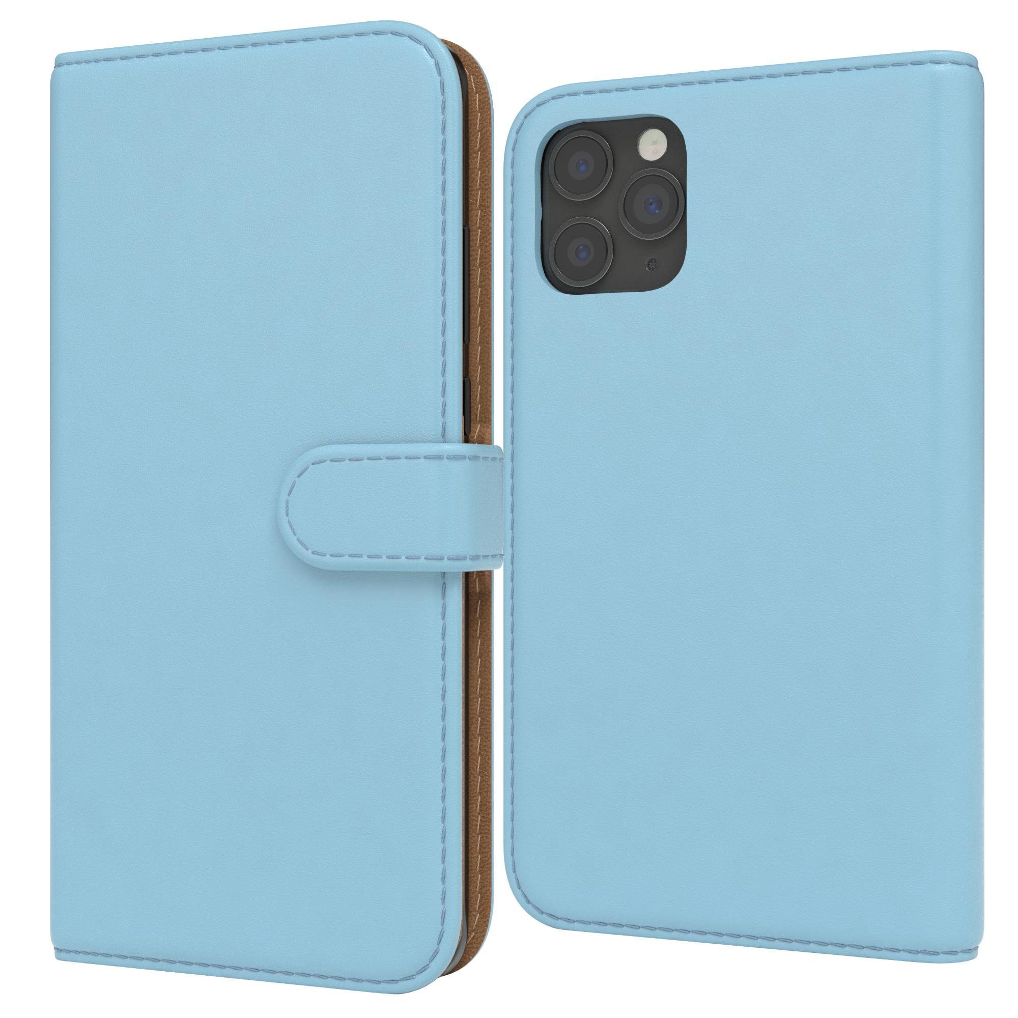 EAZY CASE Handyhülle Bookstyle Farbig für Apple iPhone 11 Pro, Schutzhülle mit Standfunktion Kartenfach Handytasche aufklappbar Etui