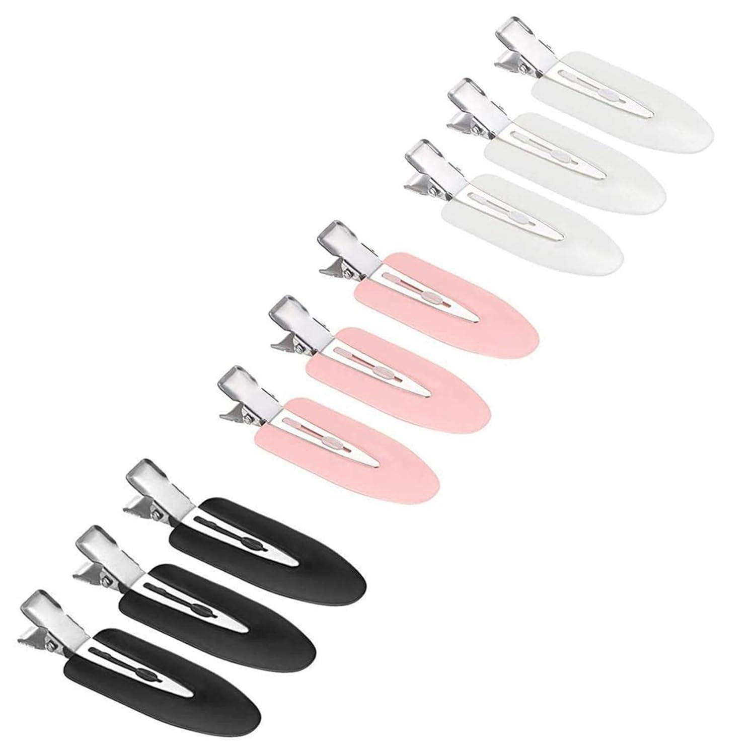 JeoPoom Haarspange Nahtlose Haarspange Haarklammern Pin Curl Clips 9 Stück Vintage Farben