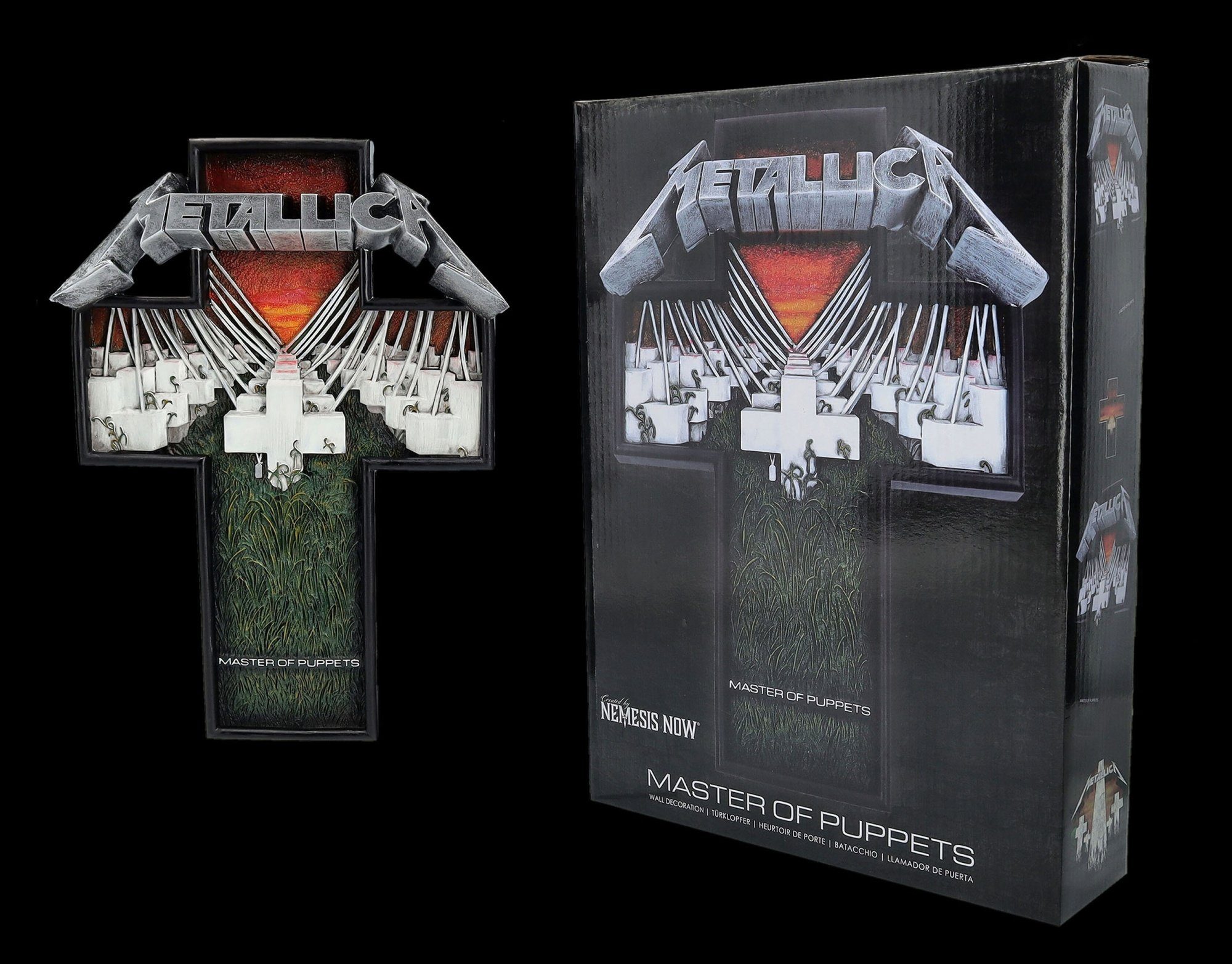 Figuren Shop GmbH Wanddekoobjekt Wandrelief Metallica günstig online kaufen
