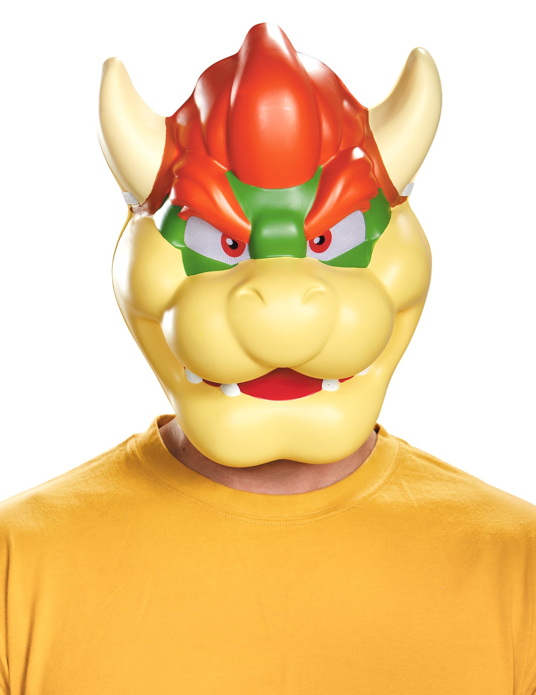 Disguise Kostüm Nintendo Bowser Maske Lizenzware beige-rot-grün