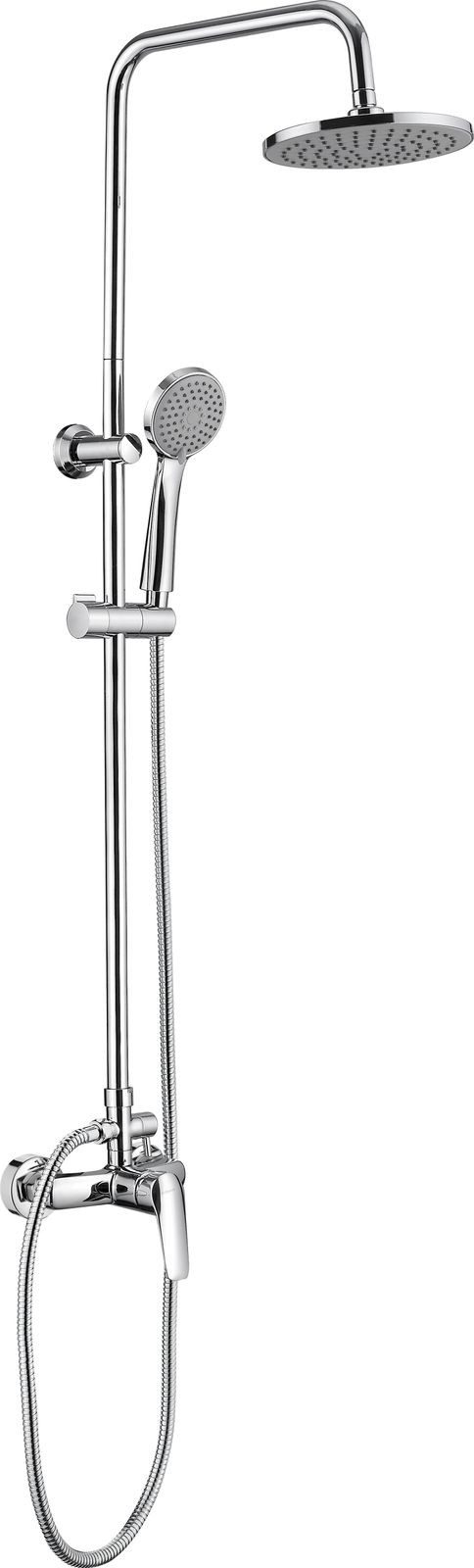 Deante Chrom Duschsystem mit 3 Funktion "Boro"