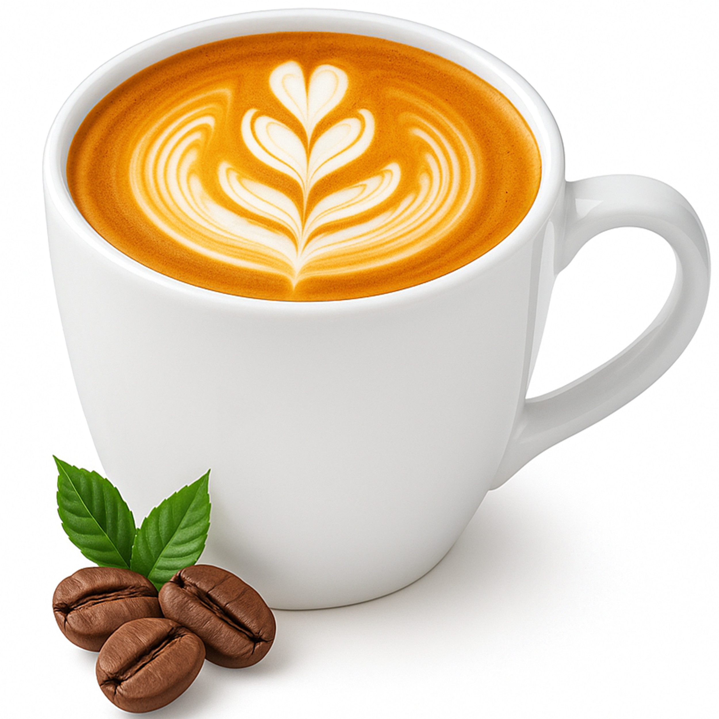 KONZEPT Tasse Set of 6 Coffee Cups 230 ml, Ceramic Cup for Hot, 6-tlg., für Zuhause, Restaurant, Café, Hotel