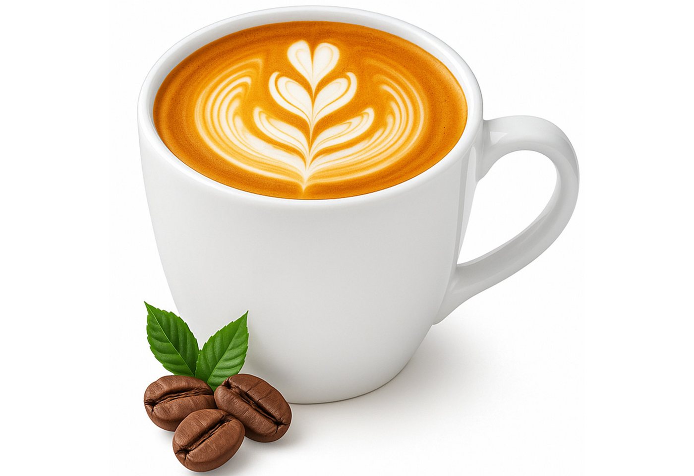 KONZEPT Tasse 6er-Set Kaffeetassen 230 ml, Keramiktassen für heiße Getränke, 6-tlg., für Zuhause, Restaurant, Café, Hotel