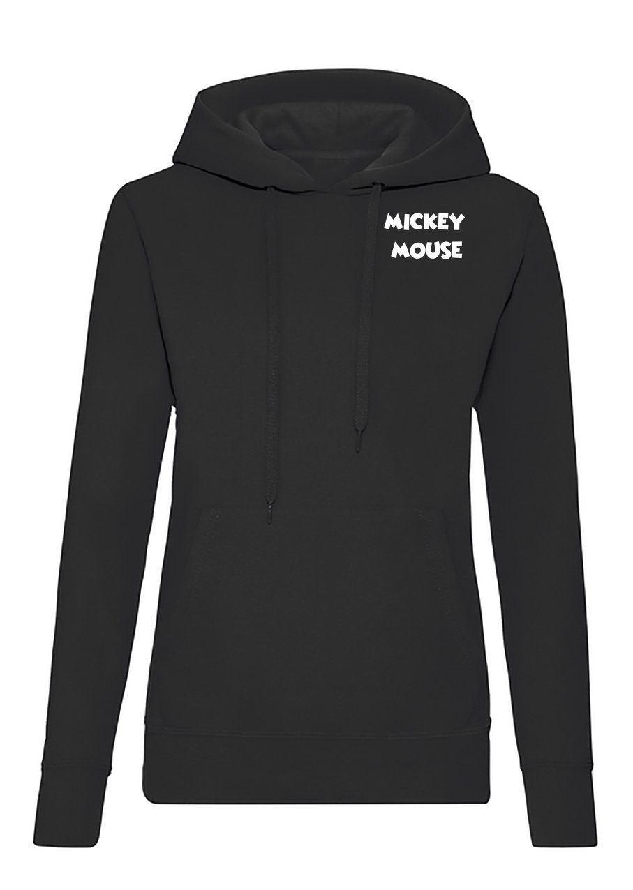 Hoodie Damen Mickey Mouse Brust Minnie Cartoon Zeichentrick Maus