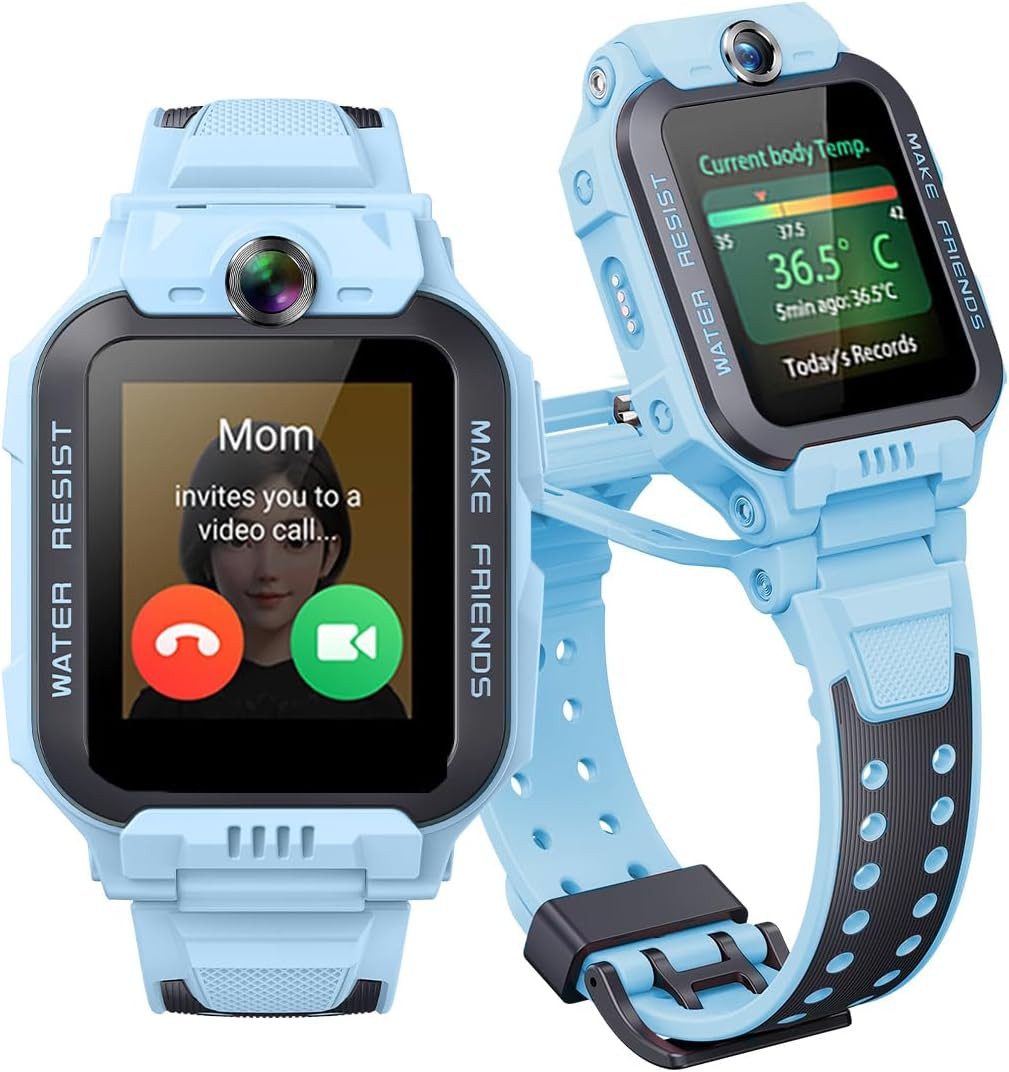 imoo Z7 Smartwatch (2,5 cm, sim-karte), Kinder Smartwatch mit Videoanrufen Ortung Sportmodi