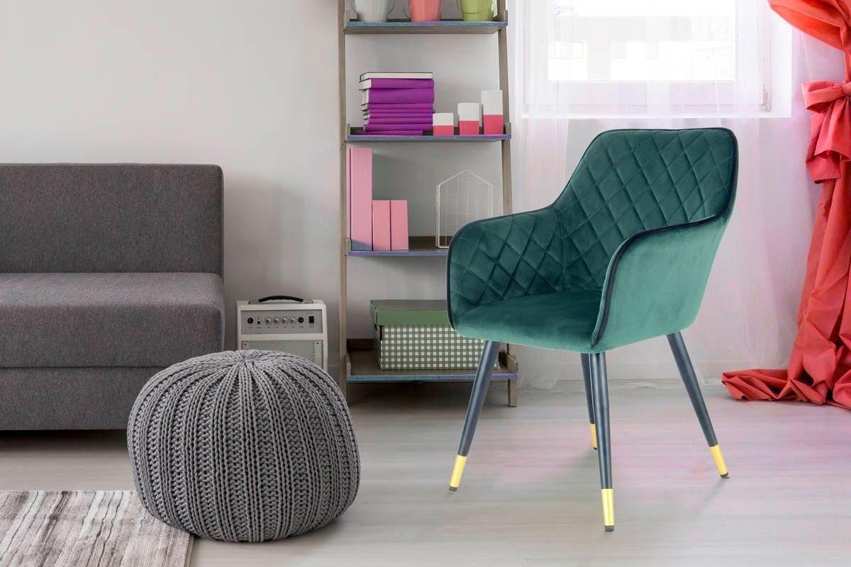 Kayoom Stuhl Amino 525, stilvoller Design-Stuhl,samtweicher günstig online kaufen