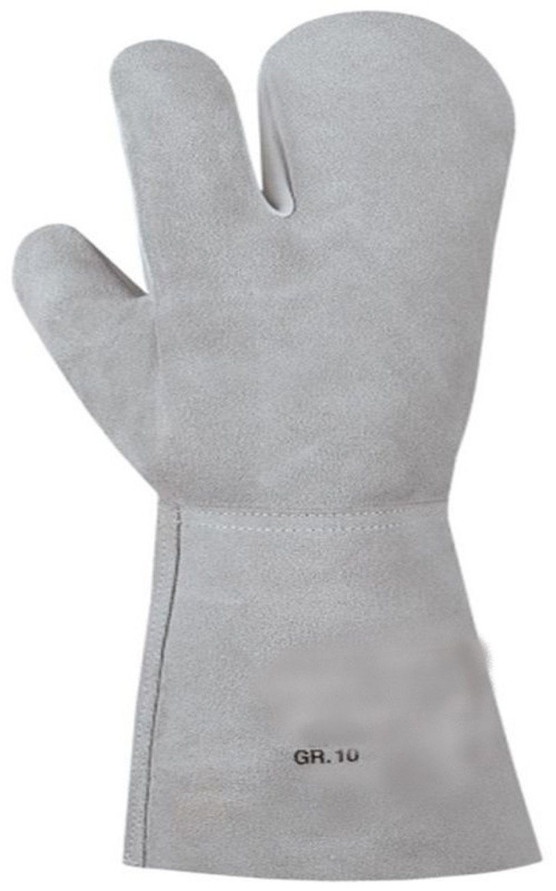 myMAW Schweißerhandschuhe 12 Paar Schweißerhandschuhe 3-Finger Gr. 10 XL Schutzhandschuhe …