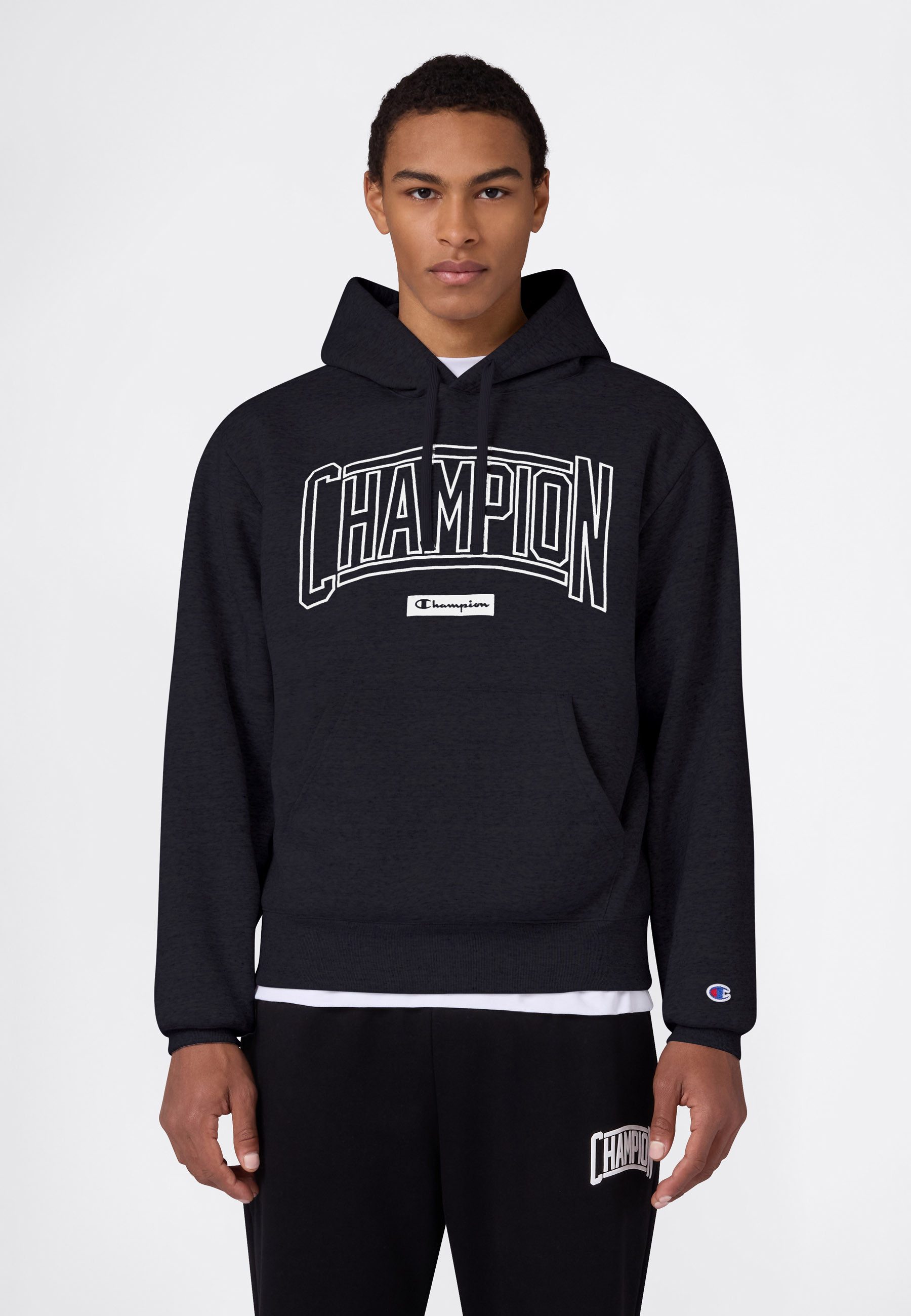 Champion Kapuzensweatshirt COLLEGE Relax Fit Fleece Hoodie (1-tlg) mit Kordelverschluss, sportlicher Stil, Rundhalsausschnitt