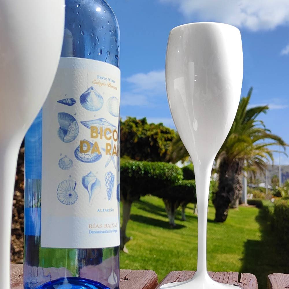 Doimoflair Sektglas Doimoflair Sektglas aus Kunststoff Bruchsicher Sektkelch 17 cl.