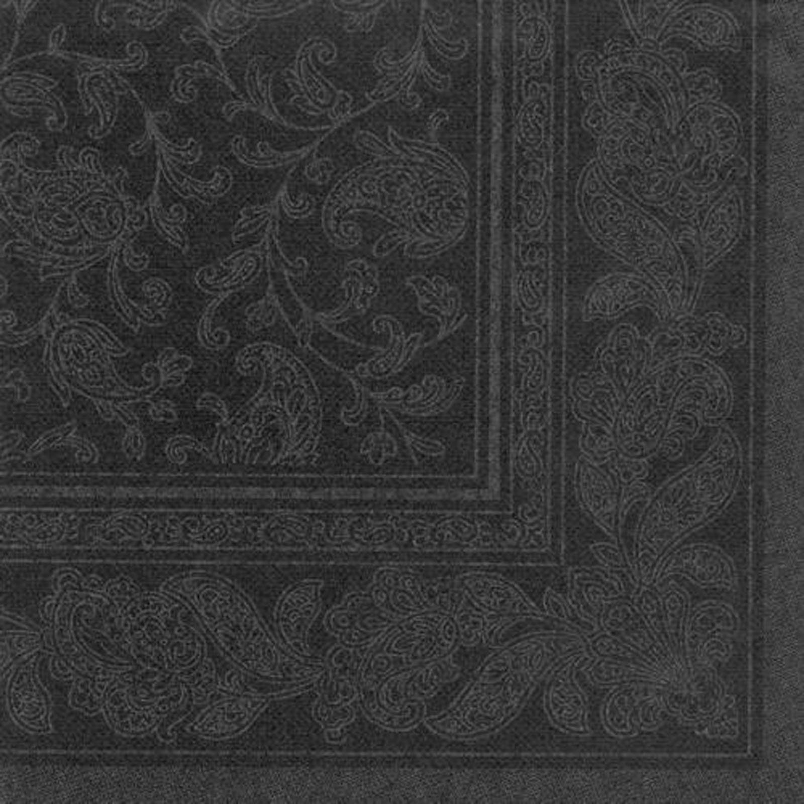 PAPSTAR Papierserviette 250 Stück Servietten, schwarz ROYAL Collection 1/4-Falz 40 x 40 cm