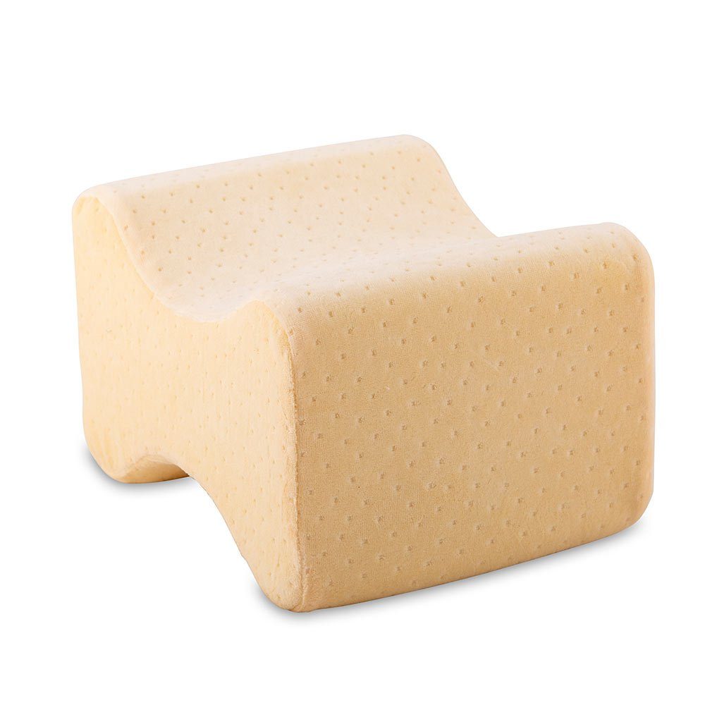 ELONEO Kniekissen für Seitenschläfer zum Schlafen, 25x15x20cm, ergonomische Form & perfekte Anpassung