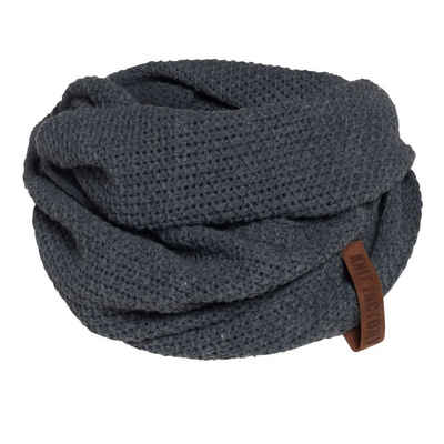 Knit Factory Schal Coco Schals One Size Glatt Anthrazit, (1-St), Schal Strickschal Umhängetuch Tuch Strickware
