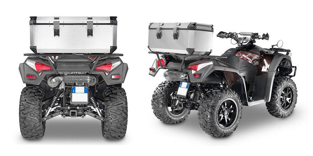 GIVI Motorradhose ATV Universal-Halterung für OBK110 ALU-Koffer für Rohrträger mit 18mm