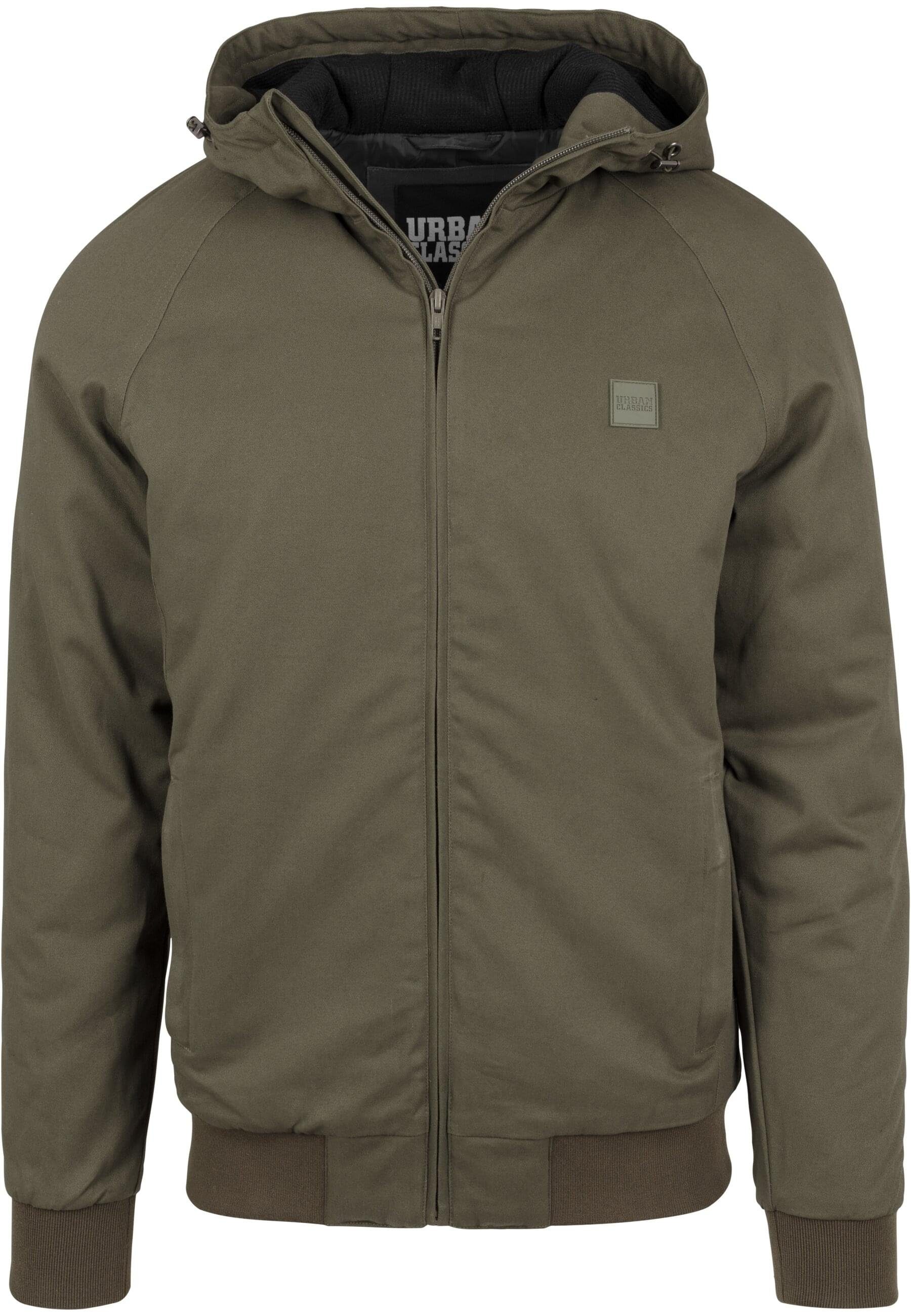 URBAN CLASSICS Winterjacke Urban Classics Herren Hooded Cotton Zip Jacket (1-St)