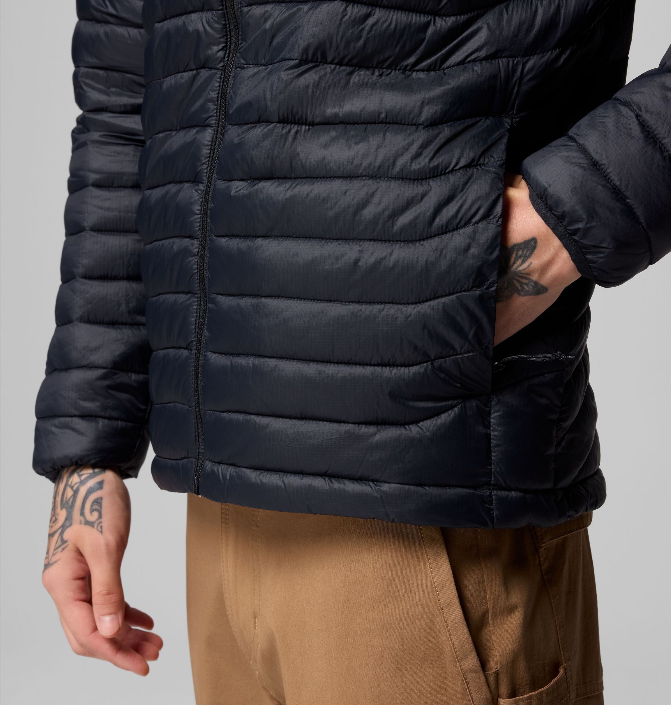 Columbia Steppjacke POWDER PASS HOODED JACKET (1-St)