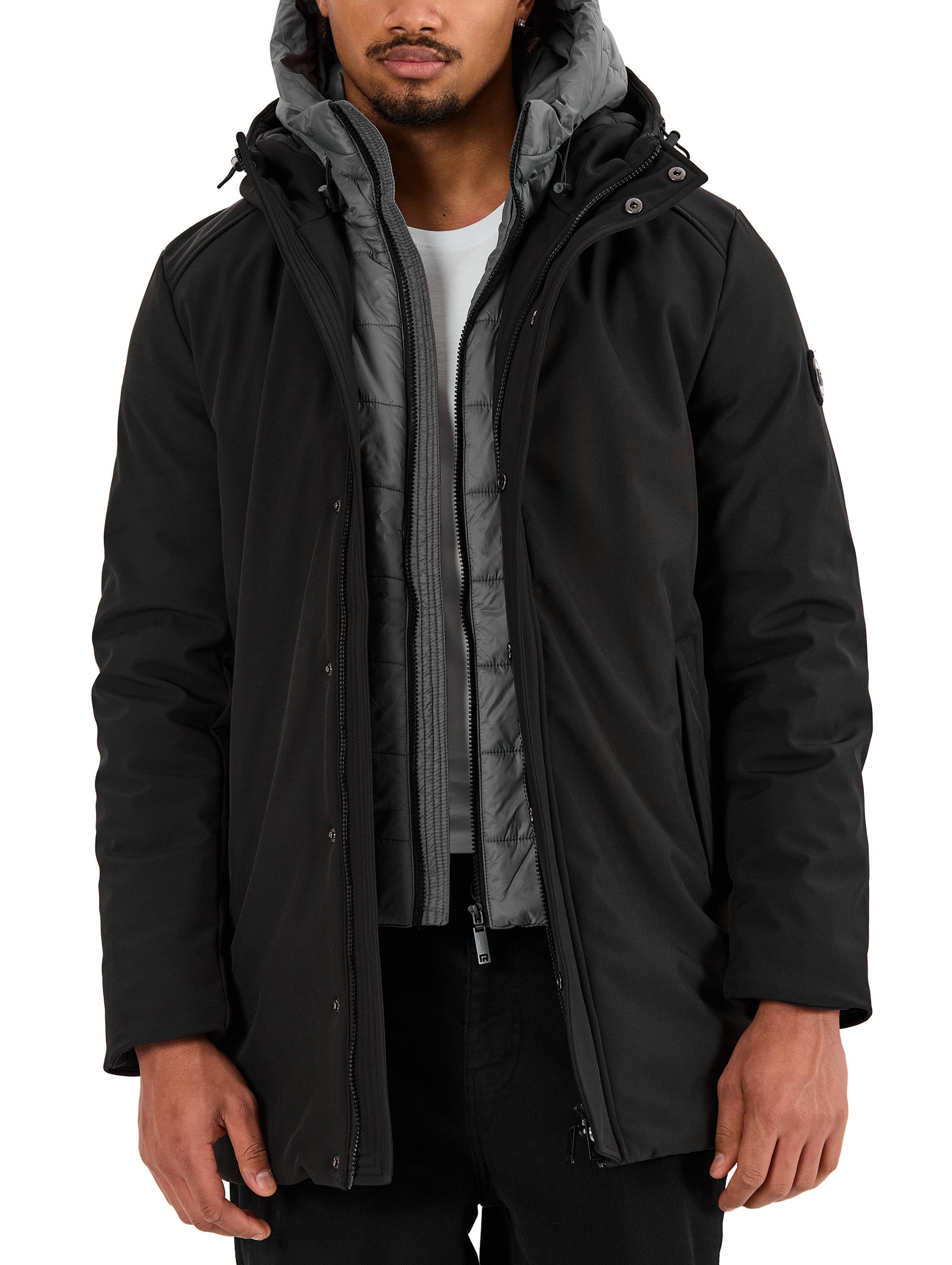 RedBridge Winterjacke mit herausnehmbarer Steppweste Wetterfest und modern 2-in-1-Design mit herausnehmbarer Steppweste