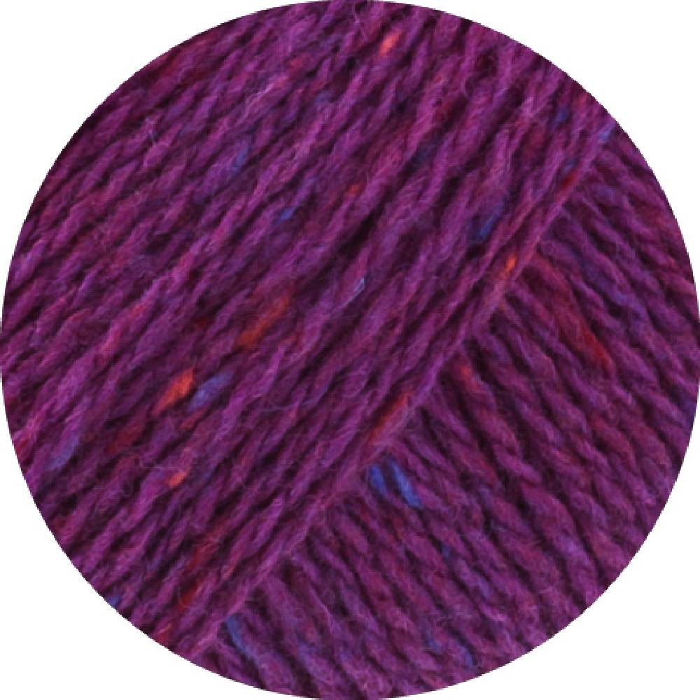 LANA GROSSA LANDLUST SOFT TWEED 180 Häkelwolle, 180 m, Klassisch verzwirntes Tweedgarn aus Schurwolle mit mehrfarbigen Noppen