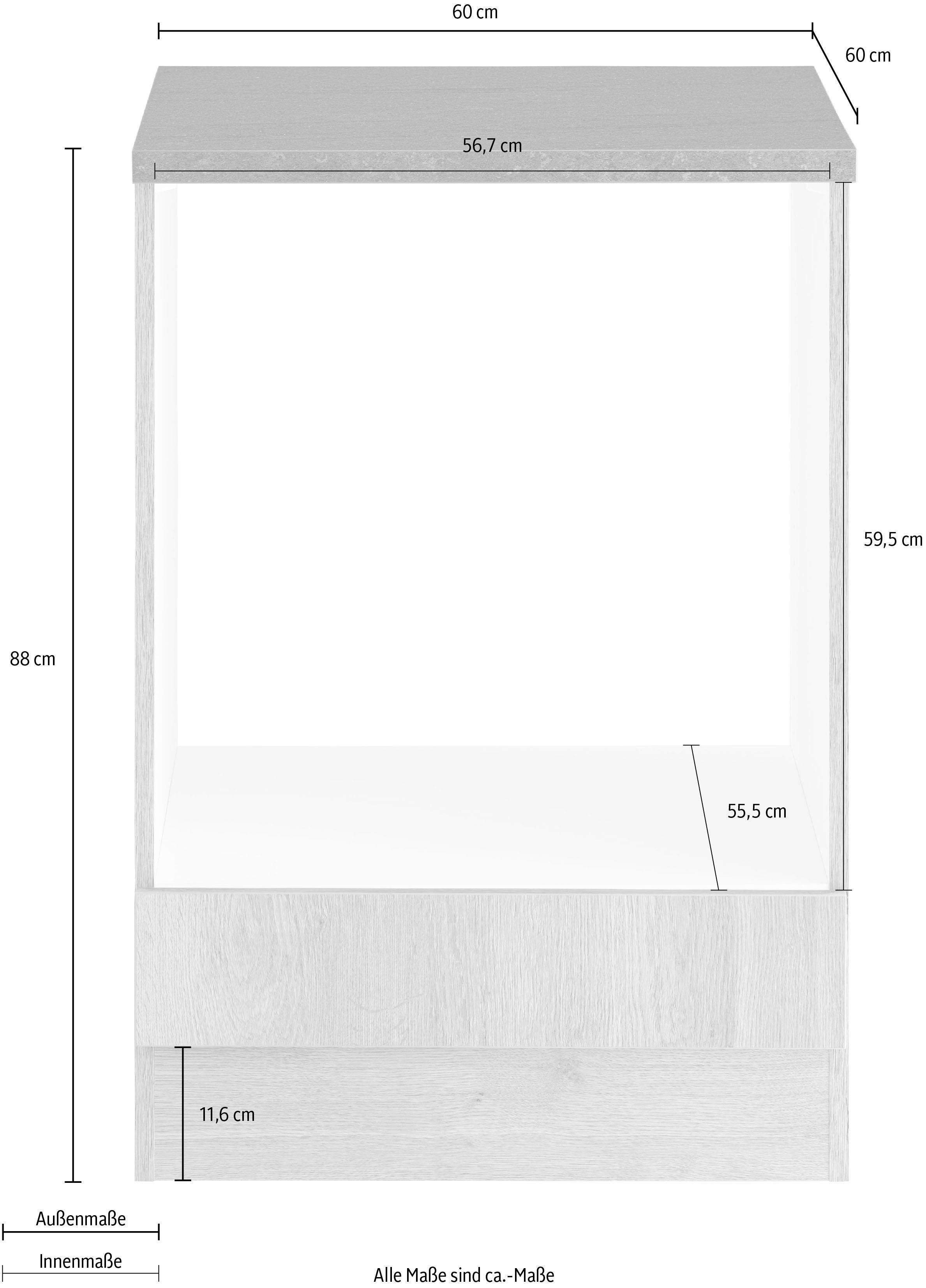 OPTIFIT Herdumbauschrank Roth Breite 60 cm – Bild 4 von 5