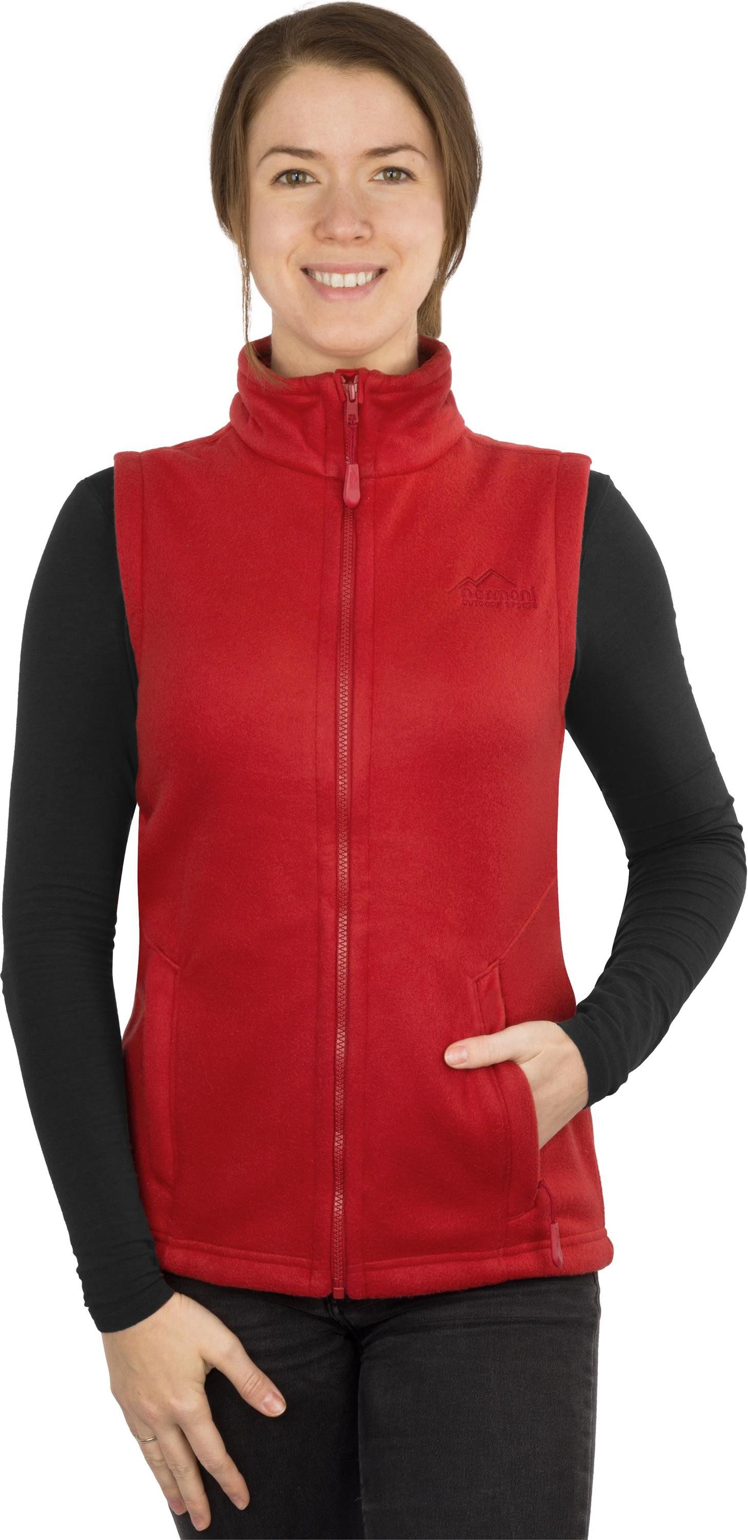 normani Fleeceweste Damen Fleeceweste Kiamika Übergangsweste mit Einschubtaschen Outdoorweste Winterweste – Bild 5 von 5