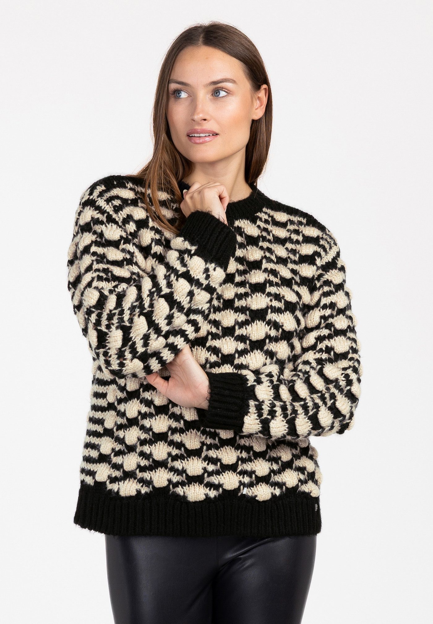 Key Largo Rundhalspullover WKN INFLATE round (1-tlg)