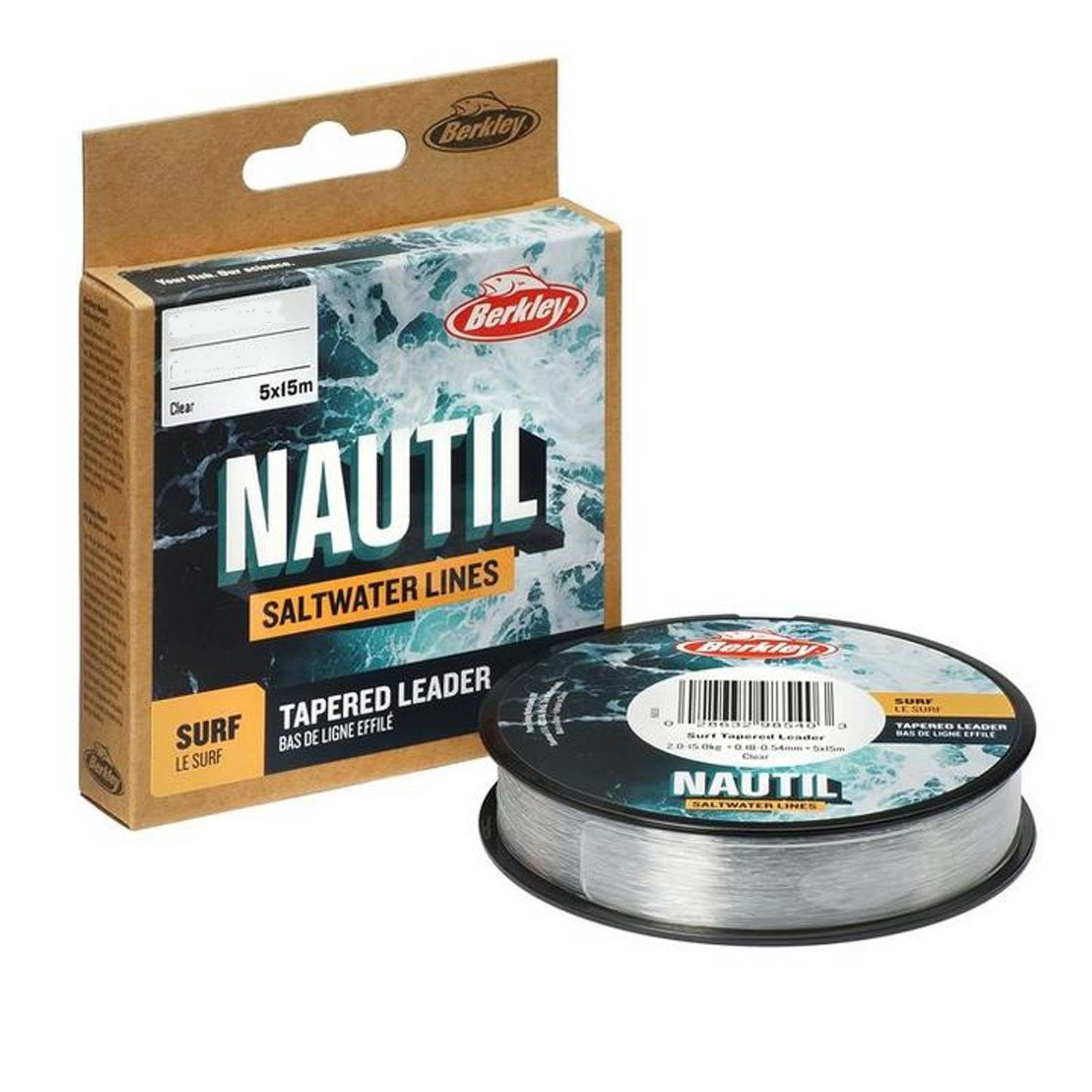 Surf 200m Monofile 200 Angelschnur, 0,23-0,57mm Berkley m Nautil Länge, Berkley Tapared Angelschnur