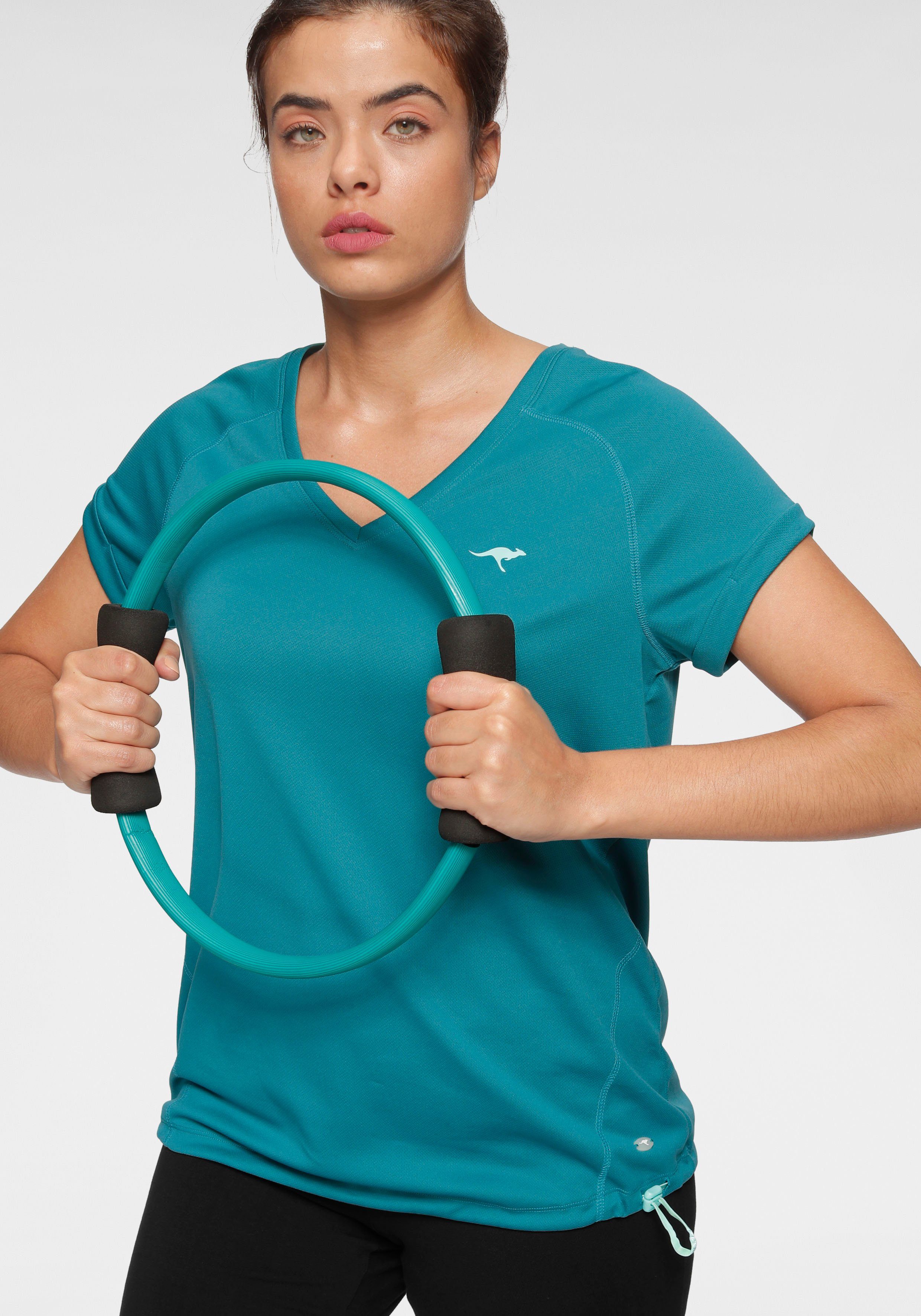 KangaROOS Funktionsshirt Kurzarm, figurumspielend, hüftbedeckend, mit günstig online kaufen