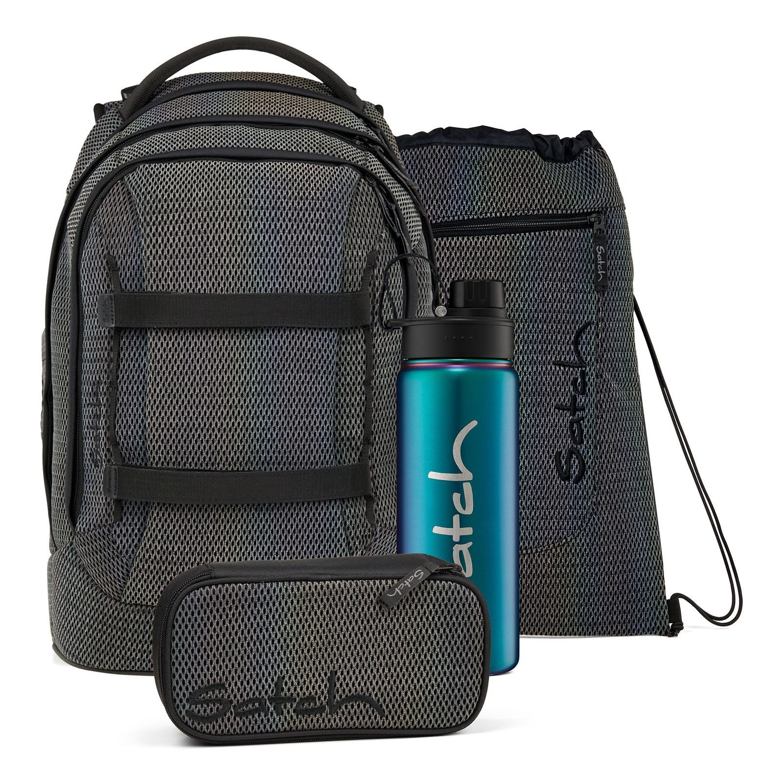Satch Schulrucksack Pack Schulrucksack Set (Set, 5-tlg)