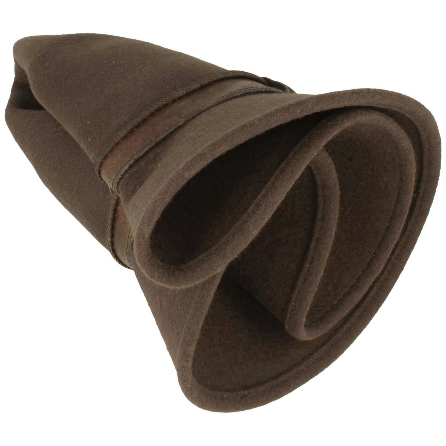 Breiter Filzhut rollbar aus Wollfilz