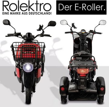 Rolektro Elektromobil Rolektro E-Carrier 25 V.3 Lithium ohne Koffer, 1000 W, 25 km/h, (Korb)