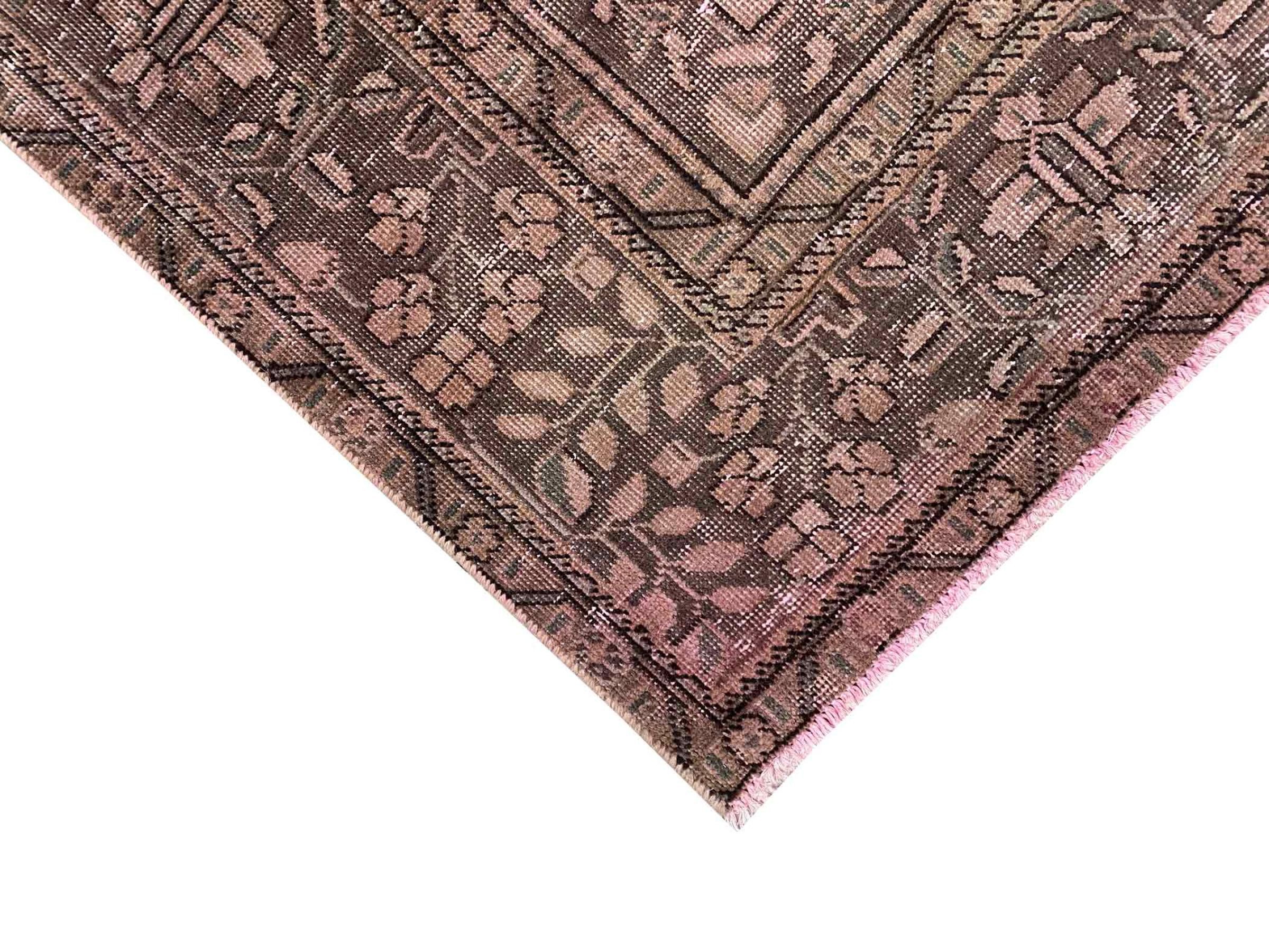 Nain Trading Orientteppich Vintage 193x291 Handgeknüpfter Moderner Orientteppich / Perserteppich, rechteckig, Höhe: 8 mm