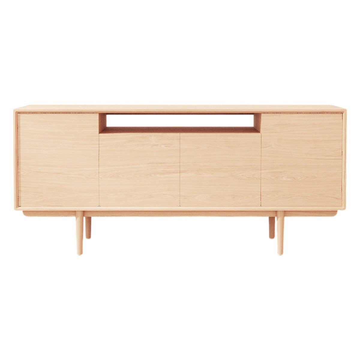 Tikamoon Sideboard Ellie - Sideboard aus massiver Eiche 180 cm