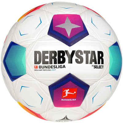 Derbystar Fußball Fußball Bundesliga Brillant Replica Light 2023/2024, Dual Bonded (genäht und geklebt)