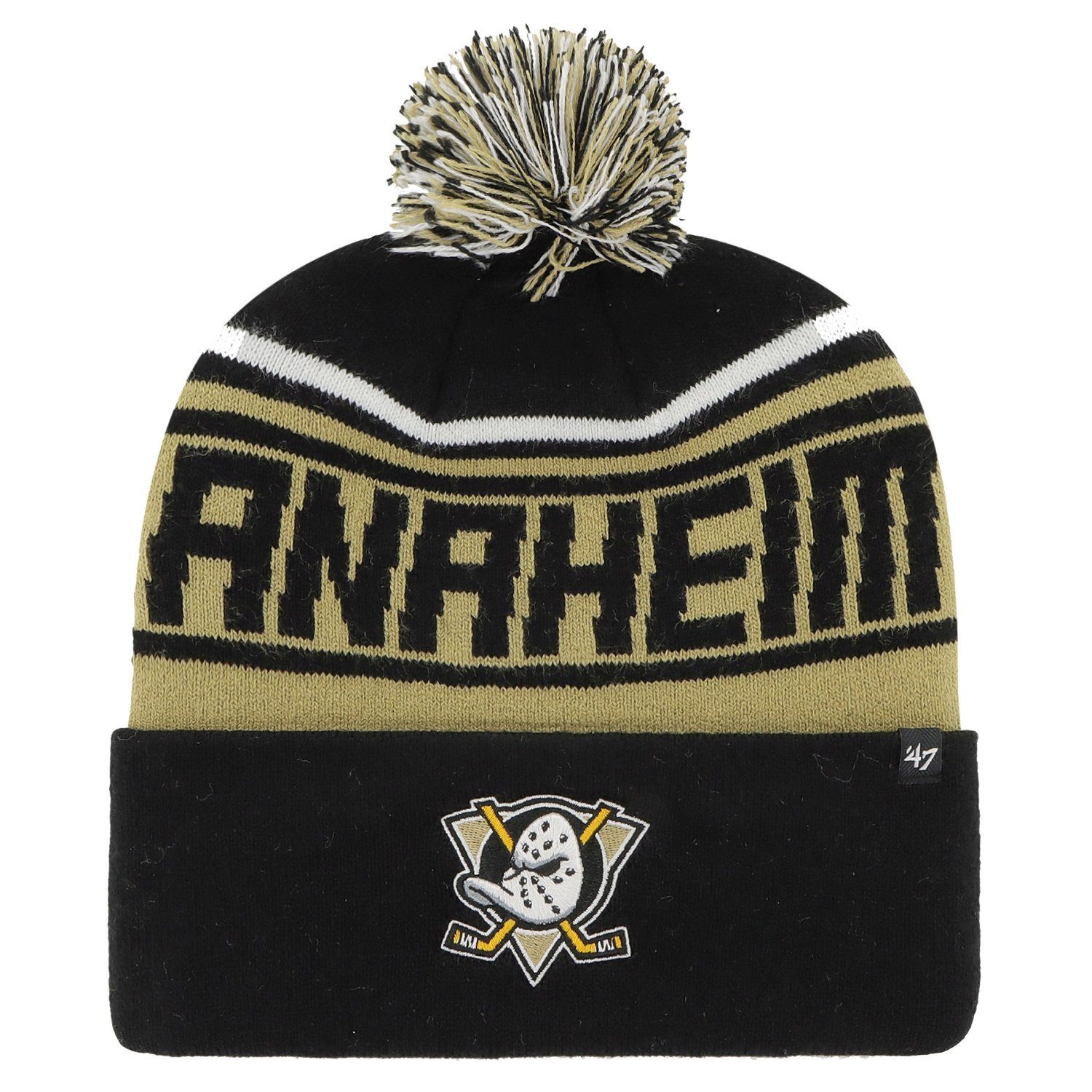 '47 Brand Fleecemütze Knit STYLUS Anaheim Ducks
