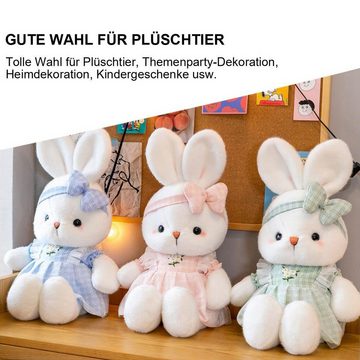 Fivejoy Kuscheltier Niedlicher Blumenrock Hase Plüschtier Cartoon Hase (Schlaf beruhigend, Geburtstagsgeschenke für Mädchen und Kinder)
