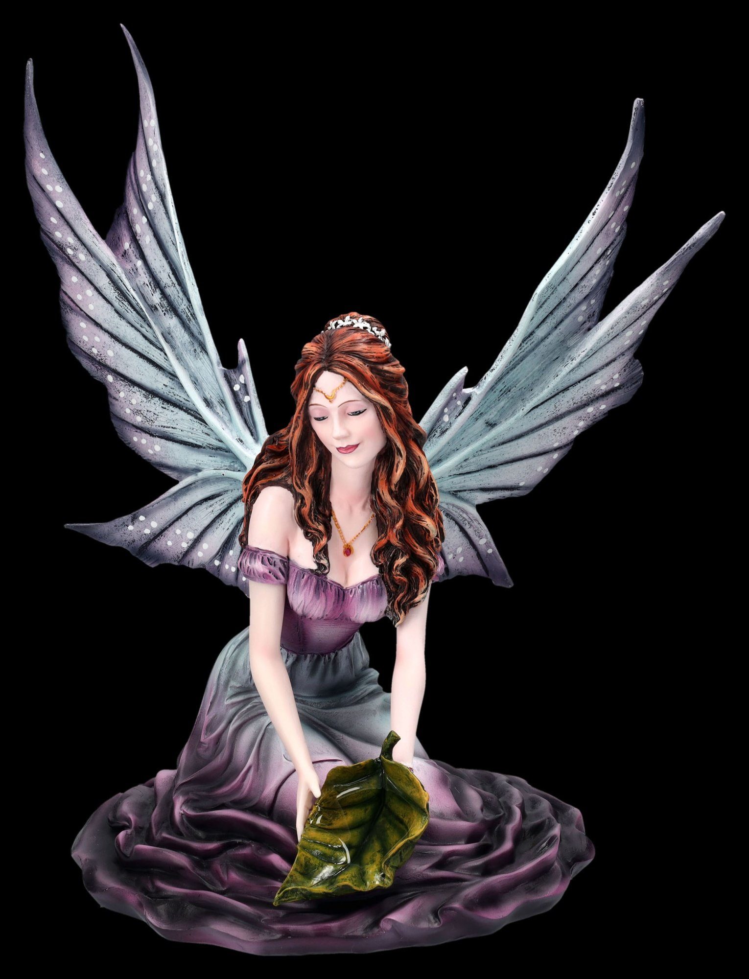 Figuren Shop GmbH Fantasy-Figur Elfen Figur sammelt Wasser - Fee Dekoration Fantasy