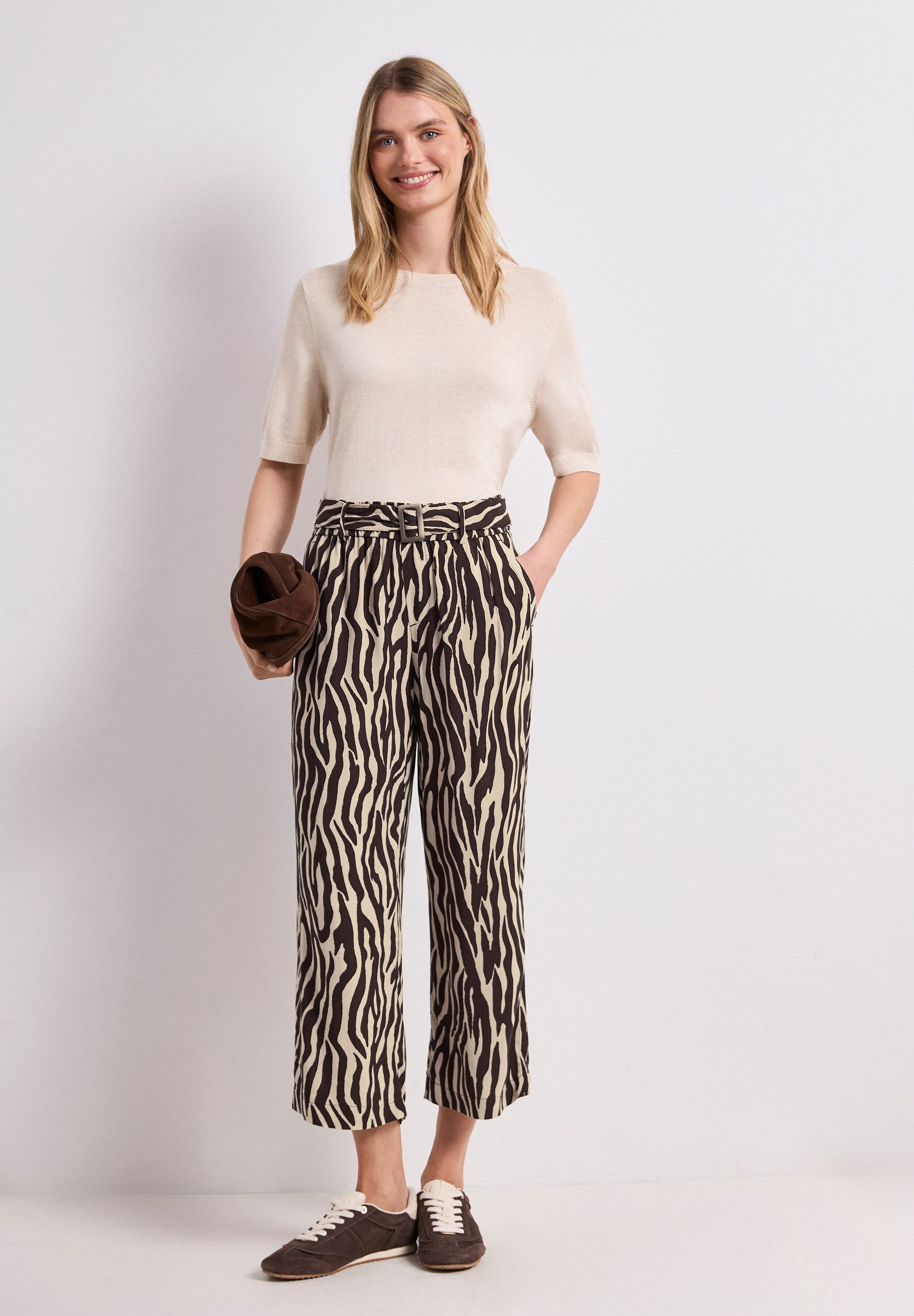 STREET ONE Stoffhose mit Wide Legs