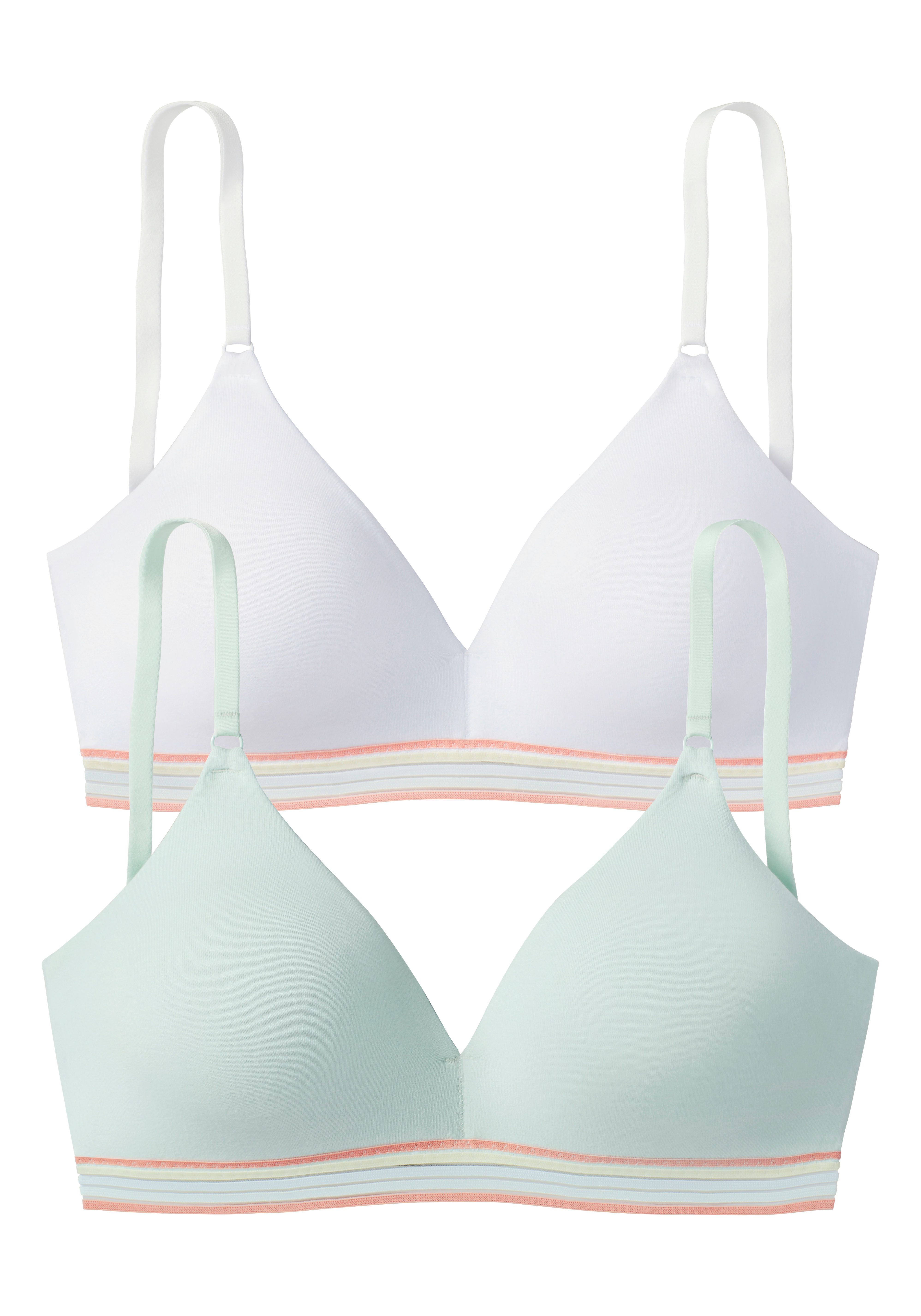 petite fleur by Lascana Bralette-BH (Packung, 2 Stück)