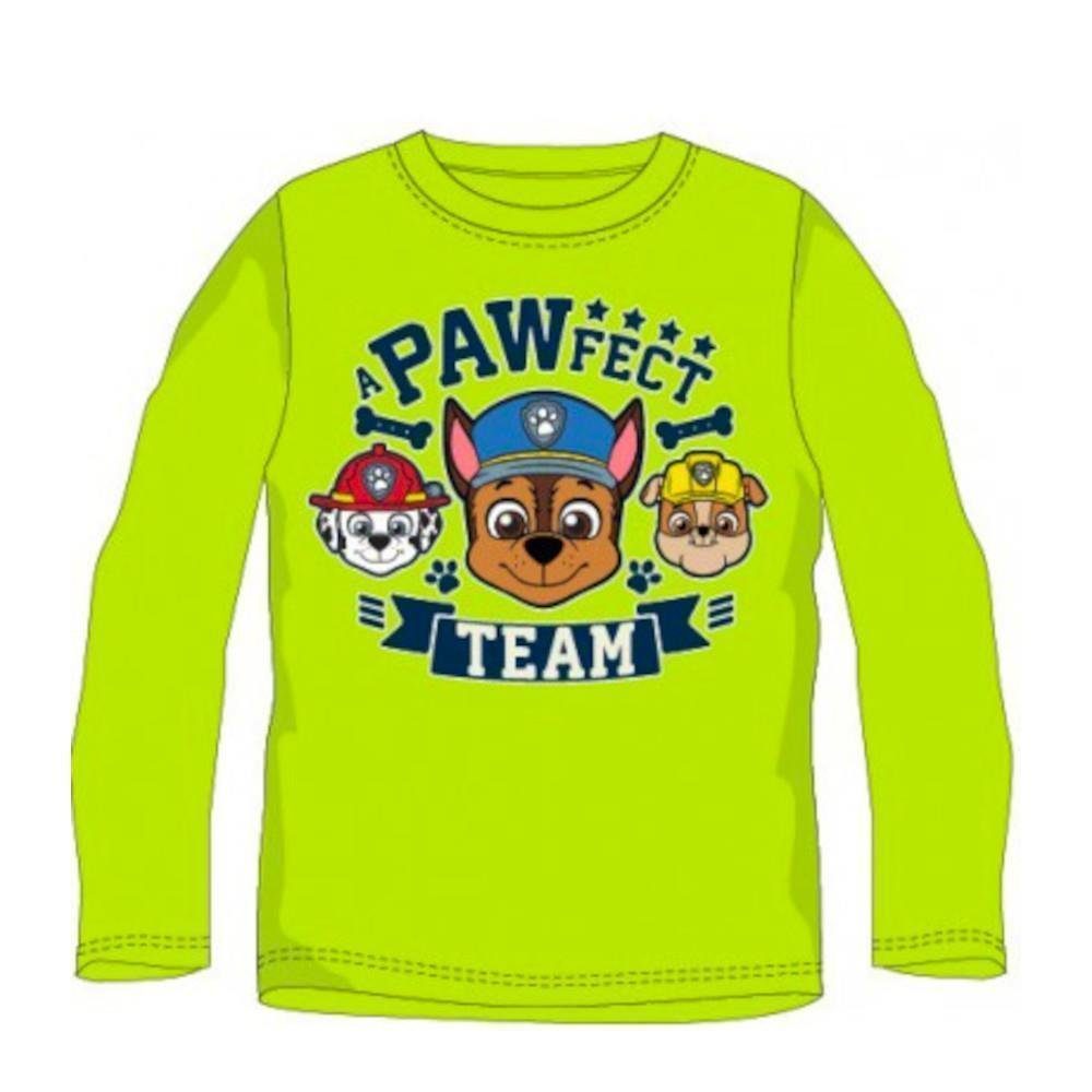 PAW PATROL T-Shirt Paw Patrol Langarm-T-Shirt für Jungen - "PAWFECT TEAM" Design, 100%
