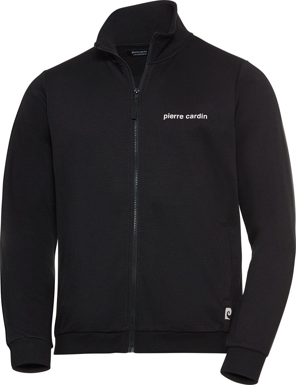 Pierre Cardin Sweatjacke Zeitloser Freizeit-Klassiker aus hochwertigem Material-Mix