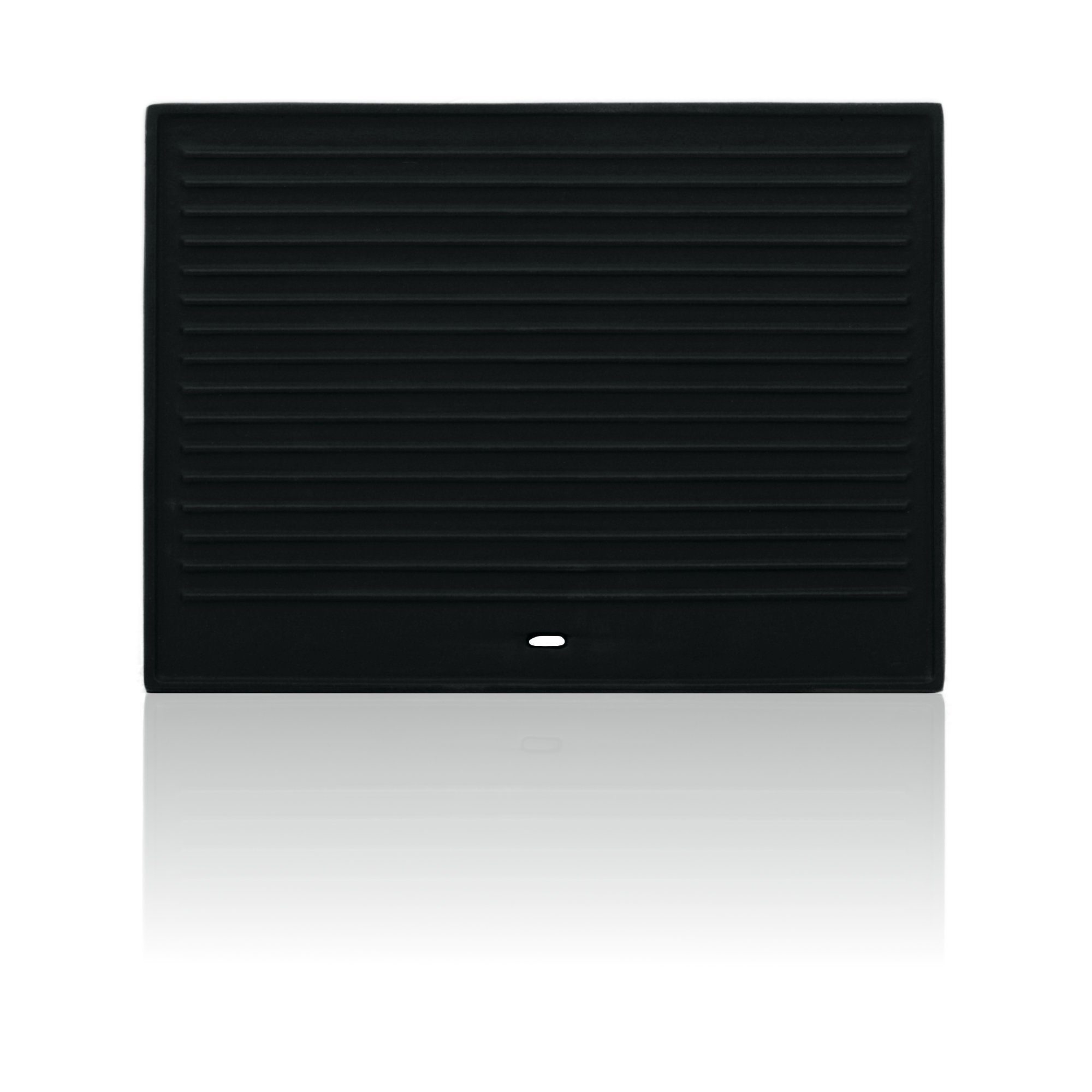 BBQ-Toro Grillplatte Gusseisen Grillplatte 41,5 x 31 cm, passend für Gasgrill, Holzkohlegri, Wendeplatte, eine Seite gerippt, eine Seite glatt