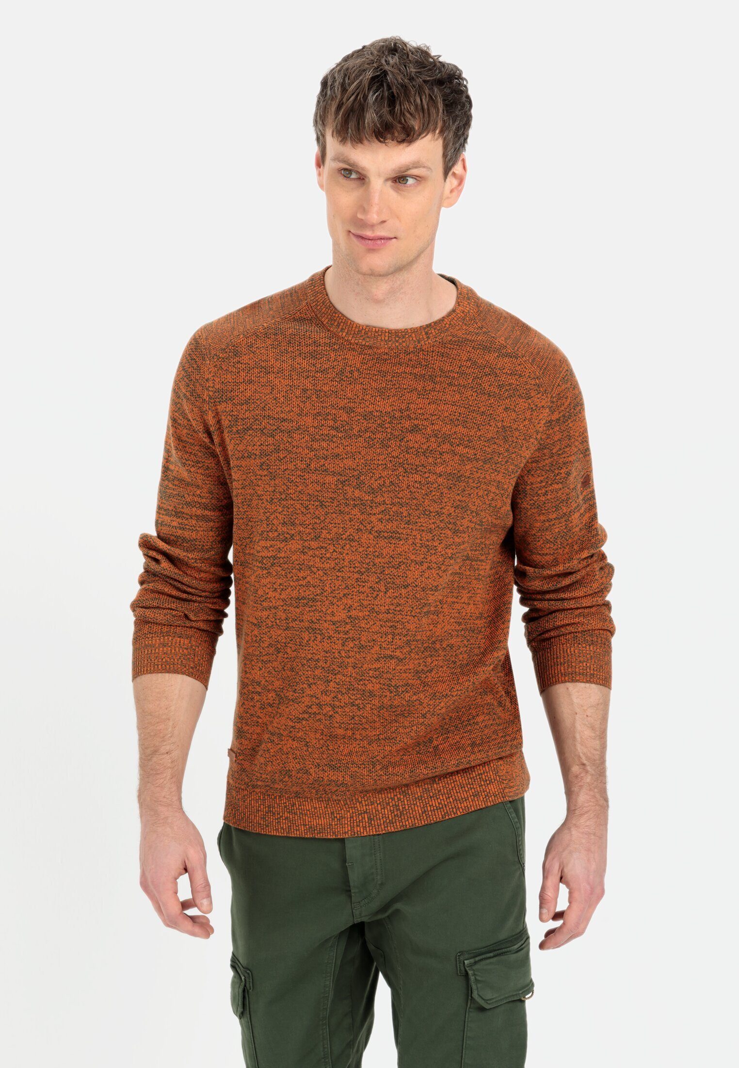 camel active Rundhalspullover aus zertifiziertem Organic Cotton Pullover_Rundhalspullover