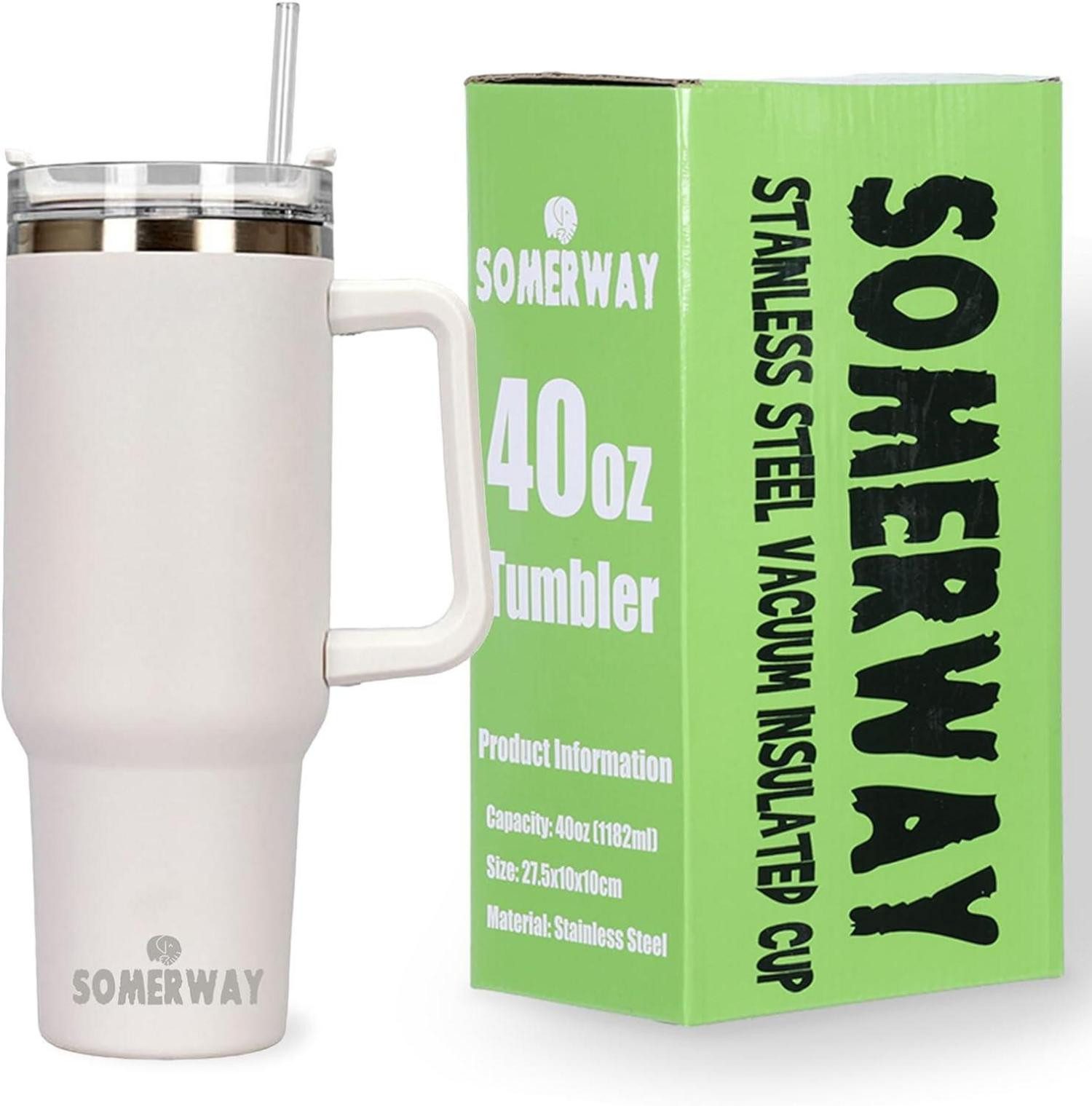 Thermobecher Kaffeebecher to Go Doppelwandiger Edelstahl 1182ml Thermobecher mit