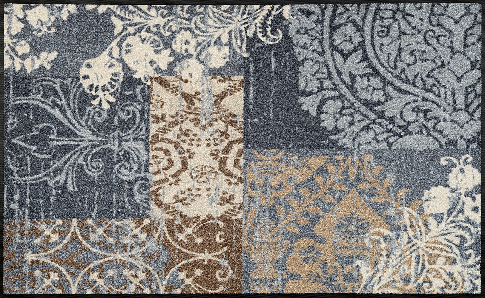 wash+dry by Kleen-Tex Läufer Armonia, rechteckig, Höhe: 7 mm, Schmutzfangläufer, Patchwork Design, Ornamente, rutschhemmend